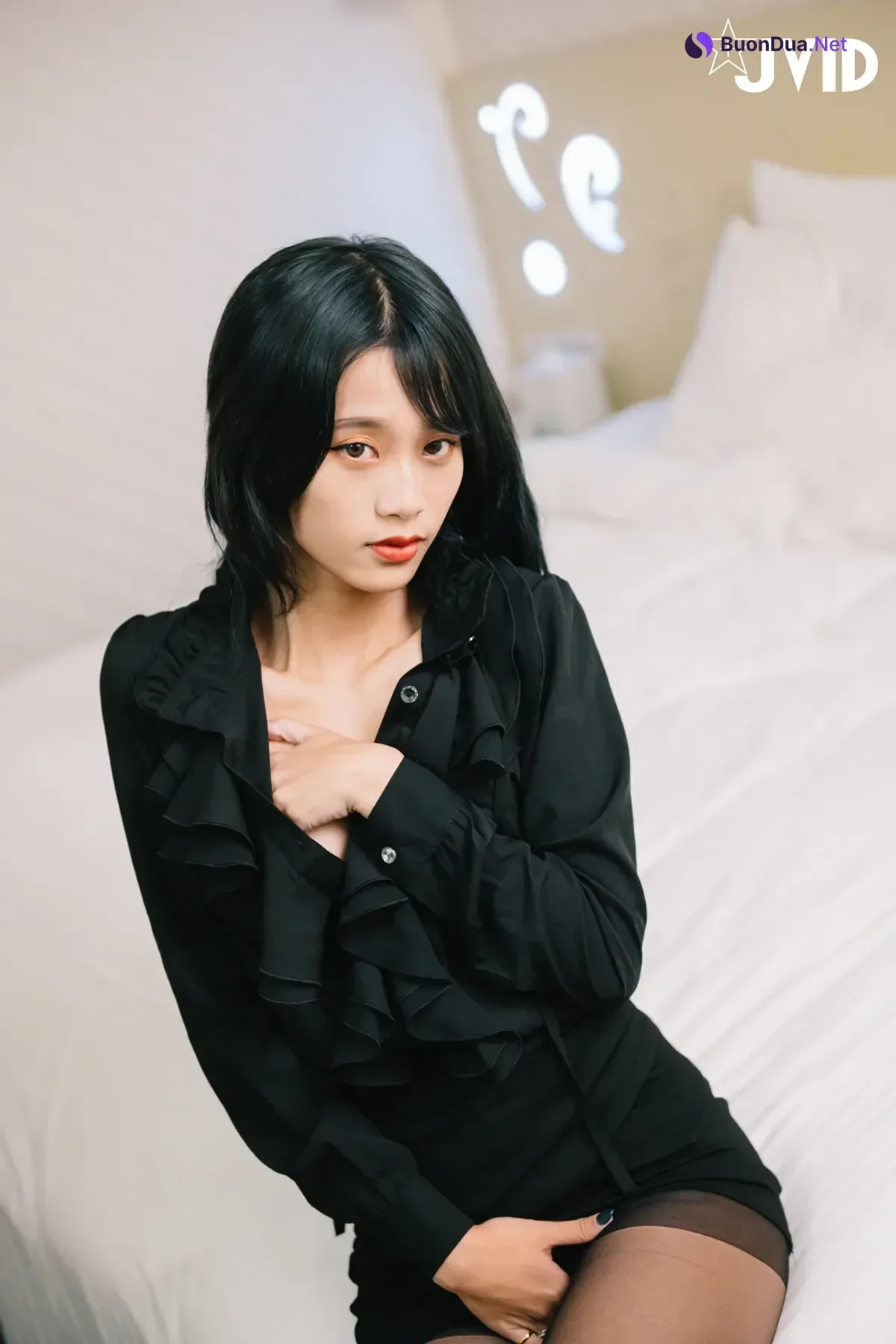 JVID 韓芳語 – DesireVol.極正大奶大學新鮮人芳語.下班後的情色指導 - Photo 12