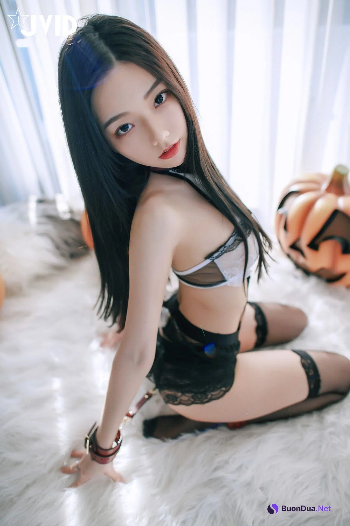 [JVID] 啾啾 – 学妹化身恶魔兔兔 - รูปภาพ 73