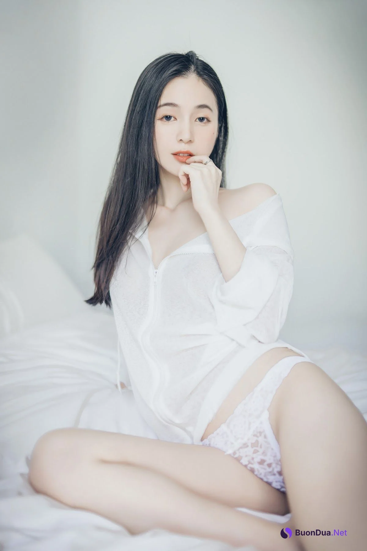 [JVID] 辰辰 – 午后阳光-透视连衣 - 사진 31