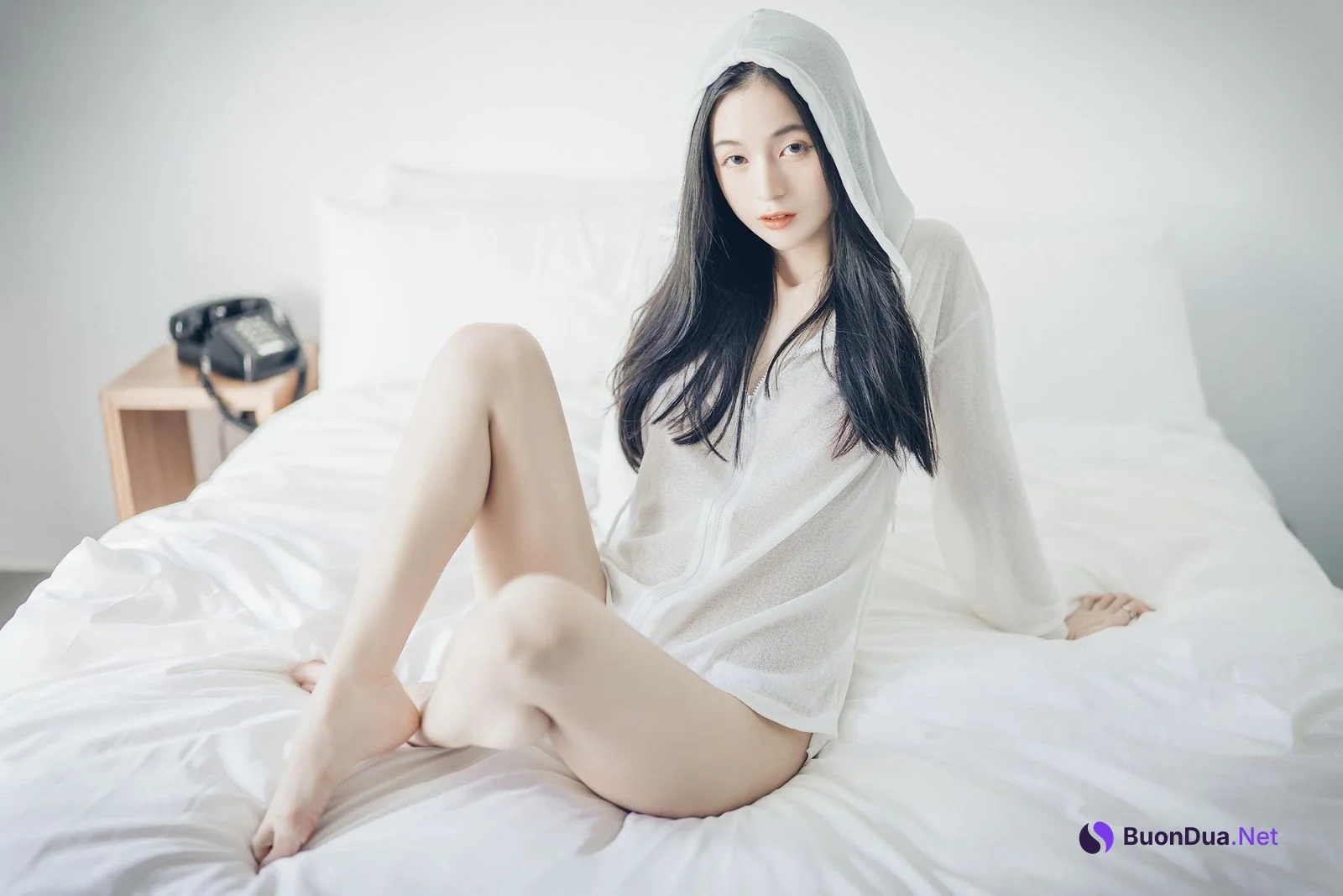 [JVID] 辰辰 – 午后阳光-透视连衣 - 사진 36