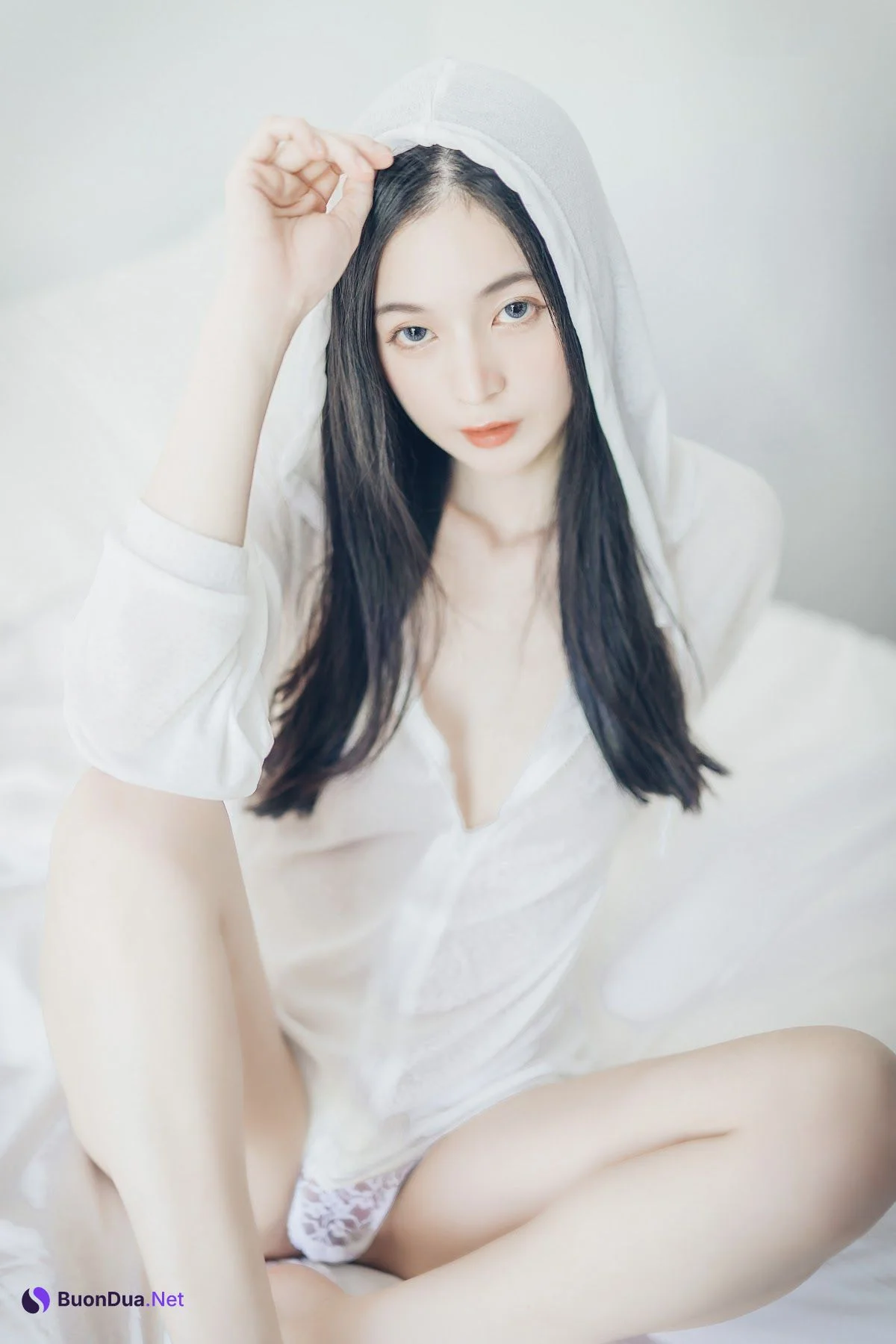 [JVID] 辰辰 – 午后阳光-透视连衣 - 사진 38