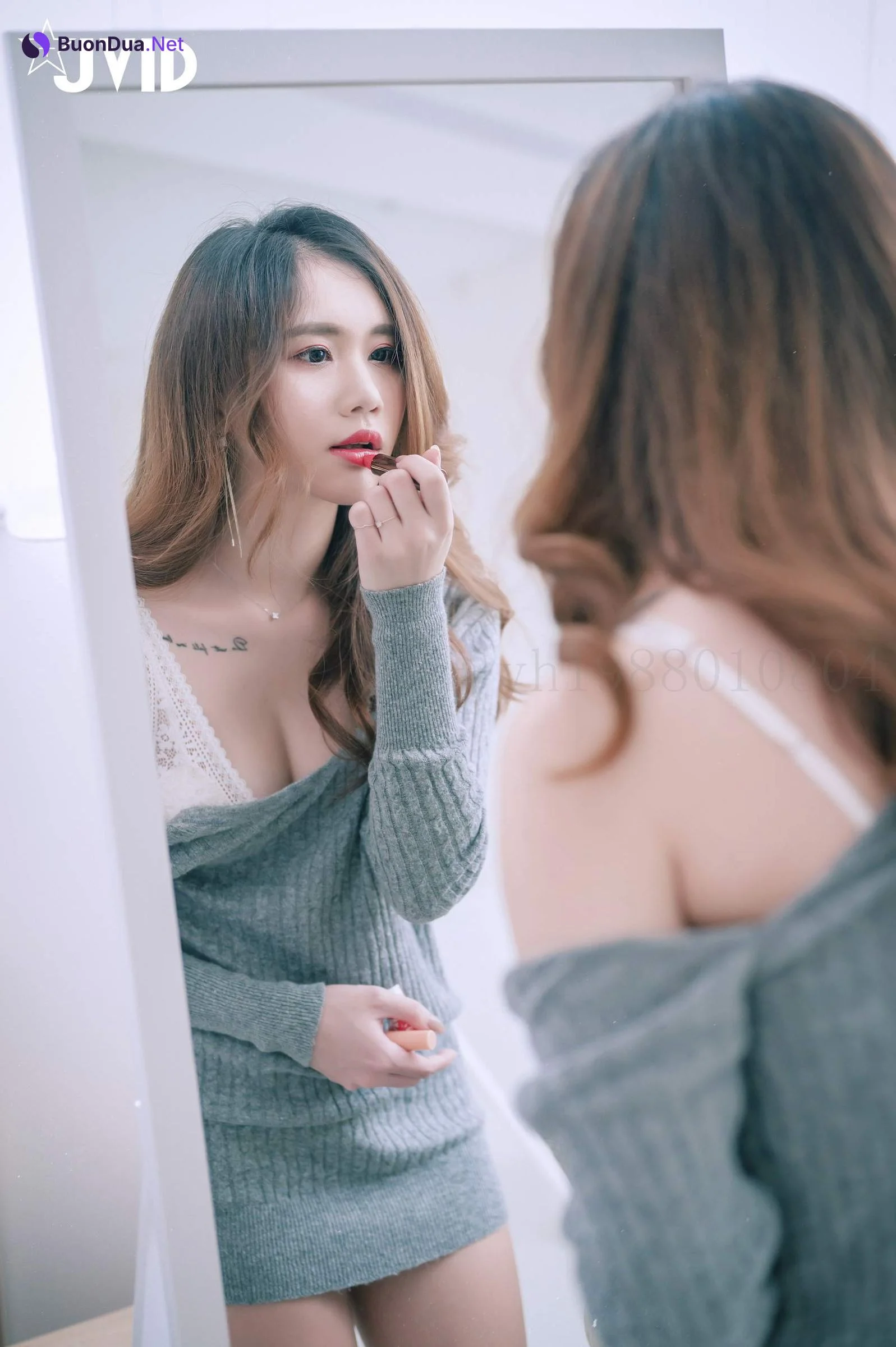 JVID精品 美乳女神Jessica到友人家看貓被強制高潮 Set.01 - Photo 4