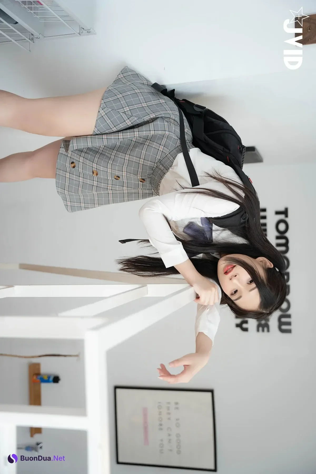 JVID 婕咪 Juice – {不能發出聲音}雙馬尾再次逆麟.又在學長胯下玩起來 - 写真 2