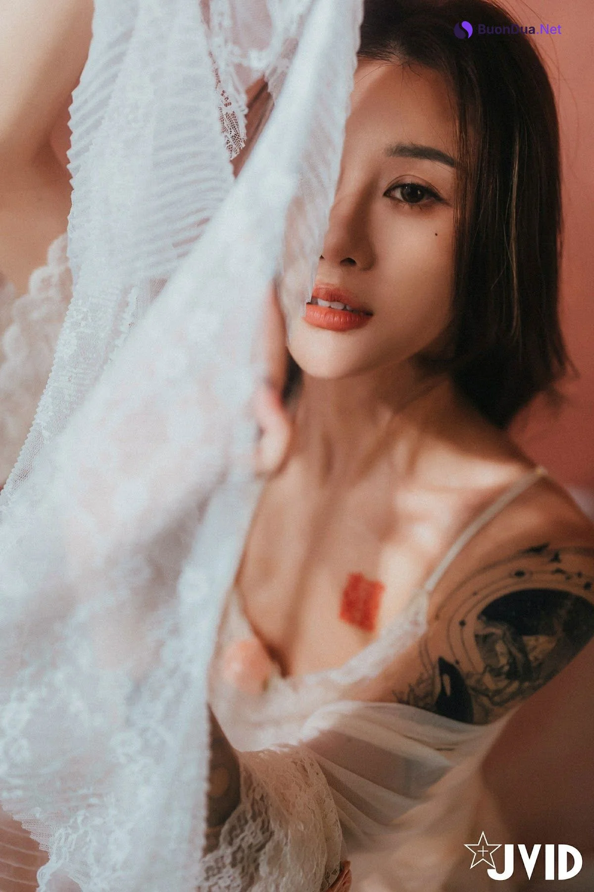 [JVID] Lara 雙囍 – 獨留的時光 與雙囍纏綿在浪漫花房的情緒與身體交流 - 사진 13