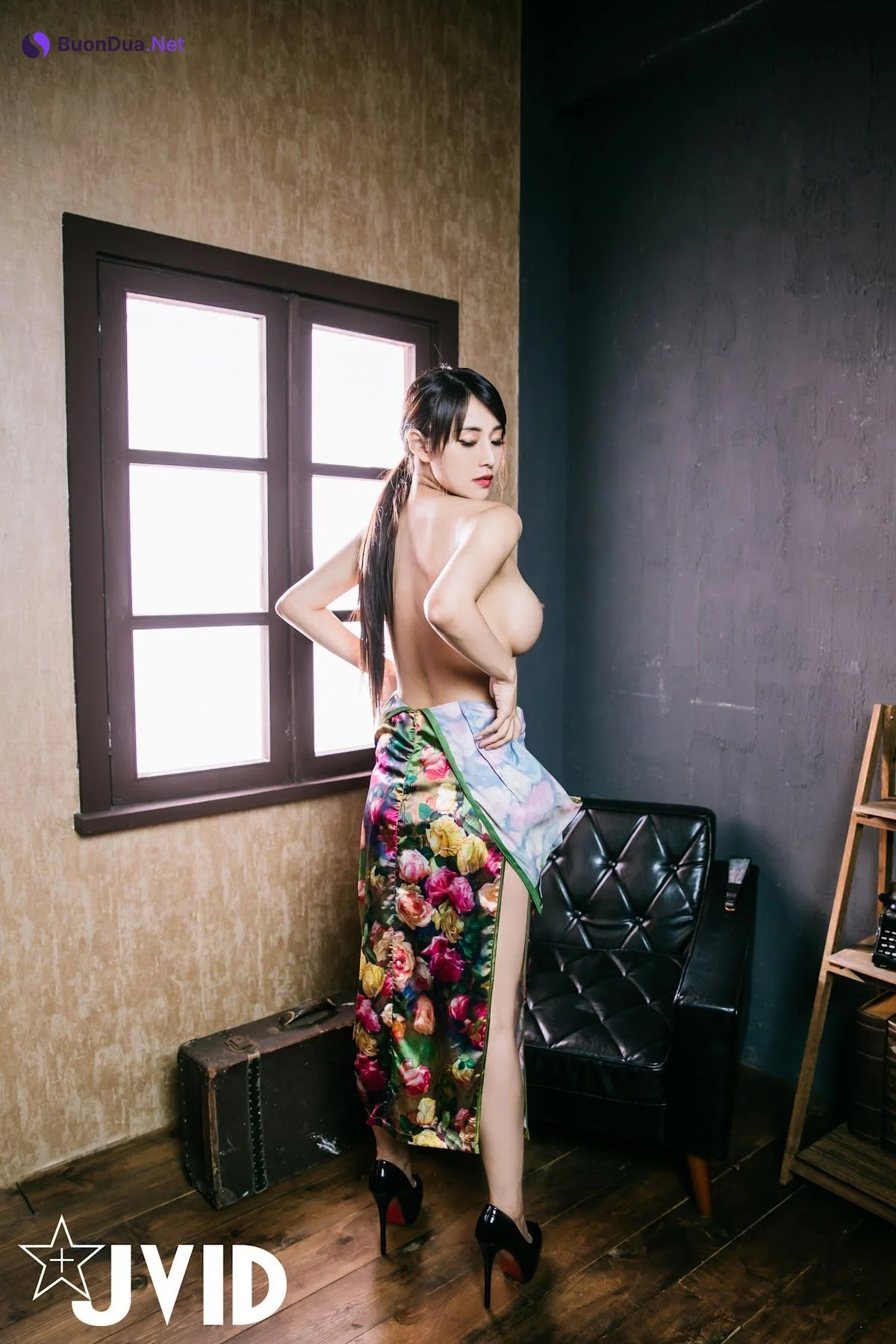 [JVID] Lele 樂樂 – 性感女神樂樂旗袍裝 - Photo 19