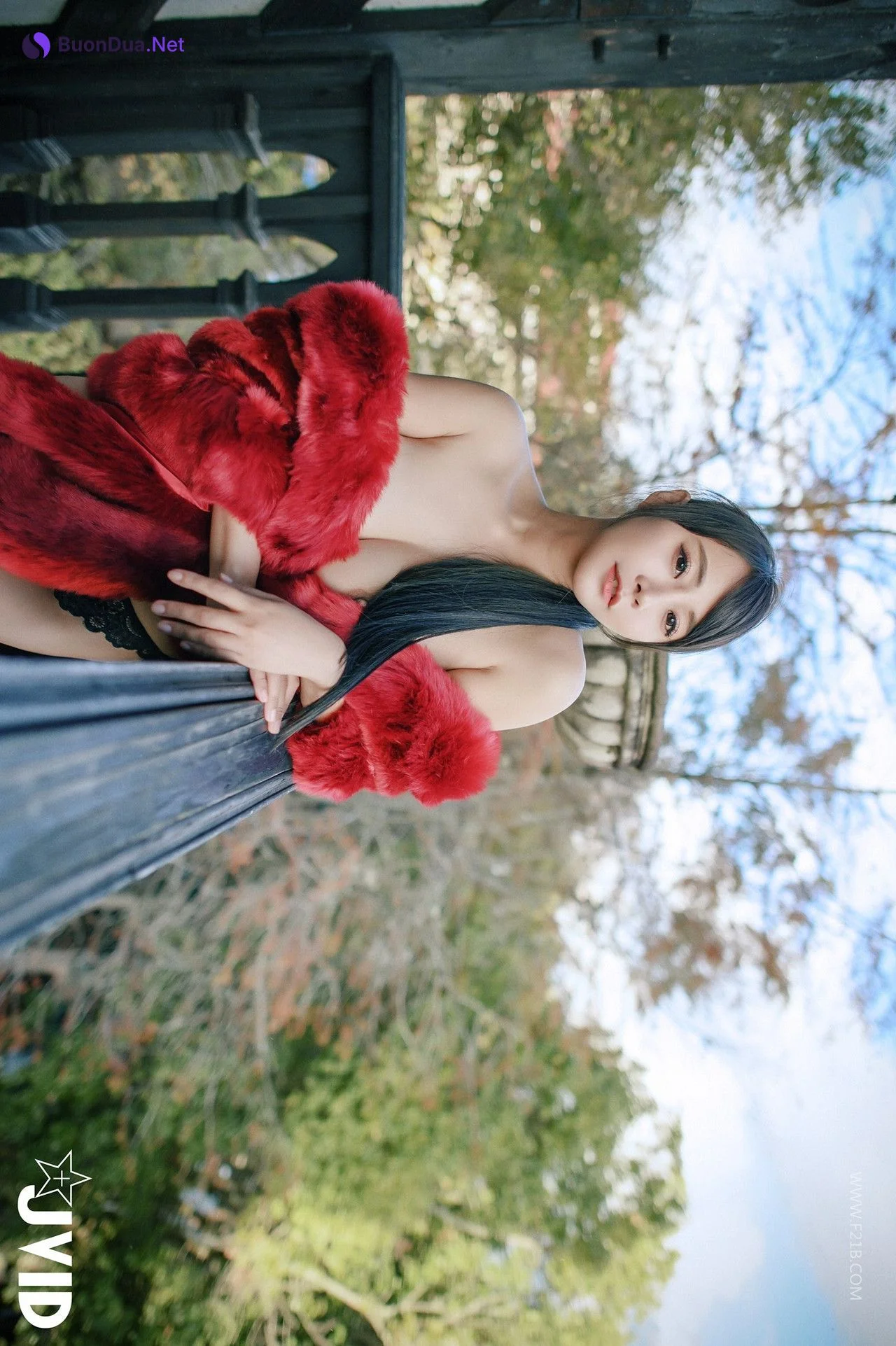 JVID Lele 樂樂 – 全輯上空無碼 巨乳校花 樂樂－鹿角loli的報恩！ Set.03 - Photo 16