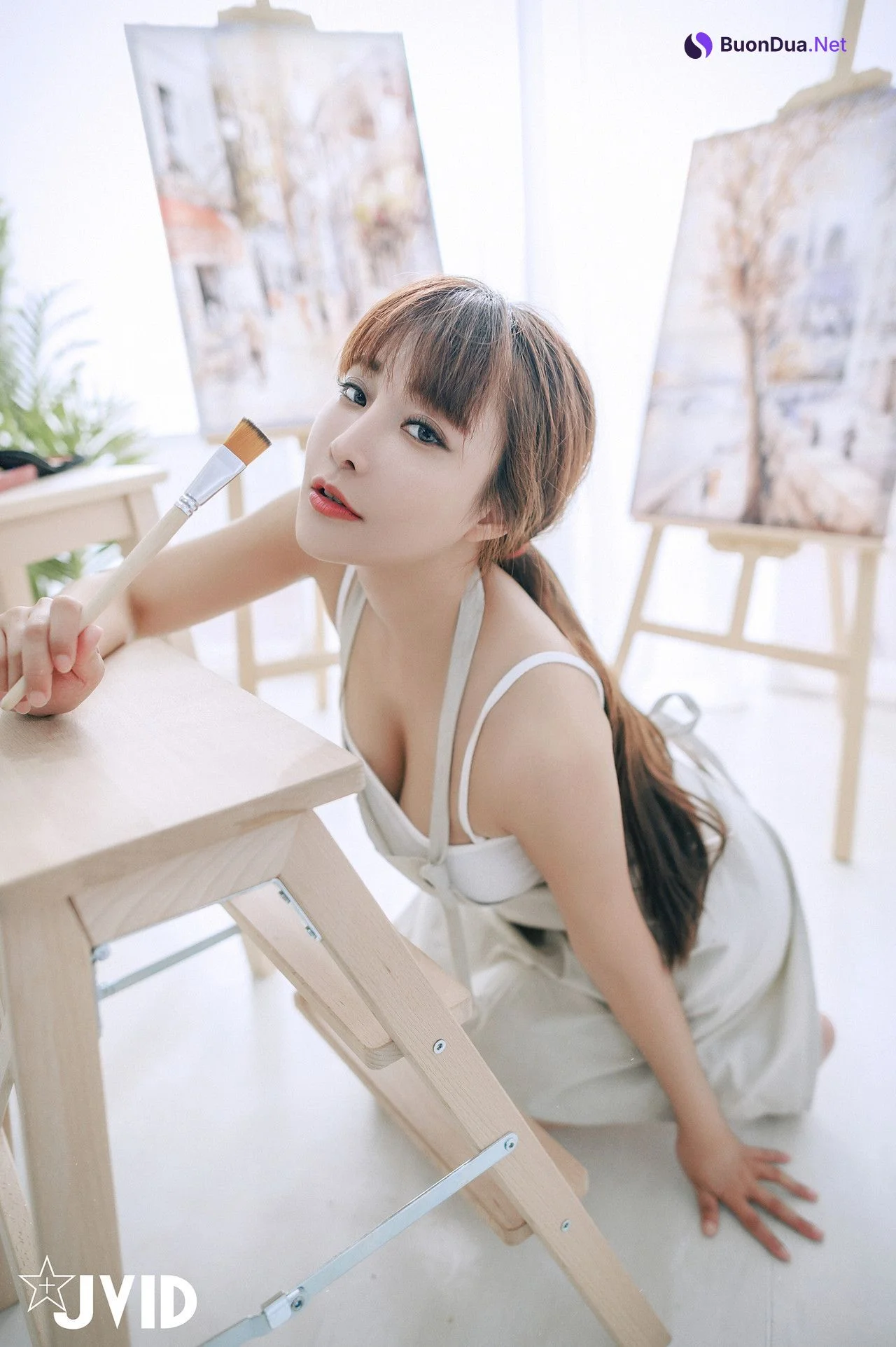 JVID Lele 乐乐 – 热爱榨精的漫画家-艺术家-生日限定尺度 Set.01 - Photo 14
