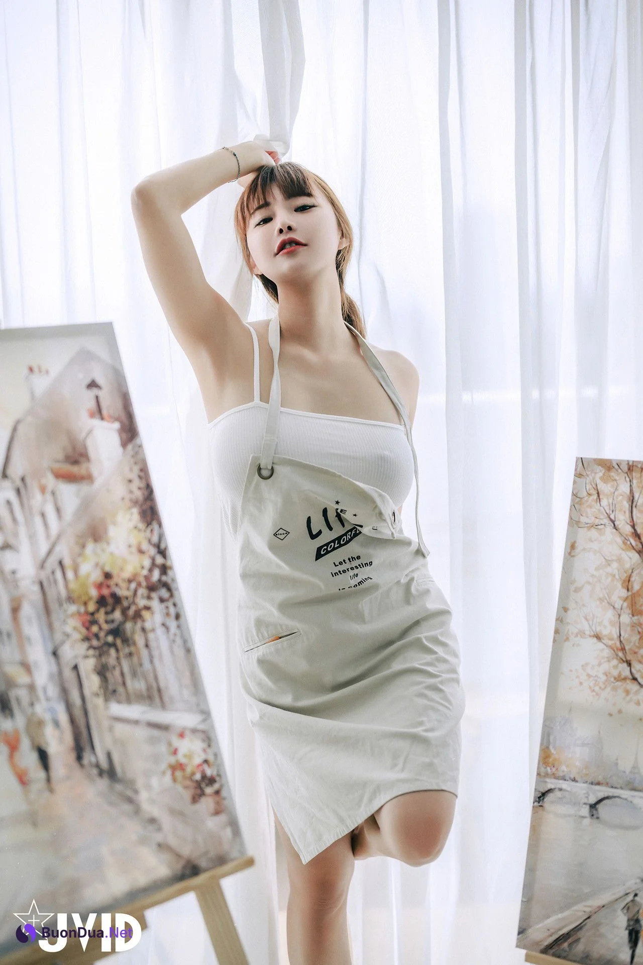 JVID Lele 乐乐 – 热爱榨精的漫画家-艺术家-生日限定尺度 Set.01 - Photo 2
