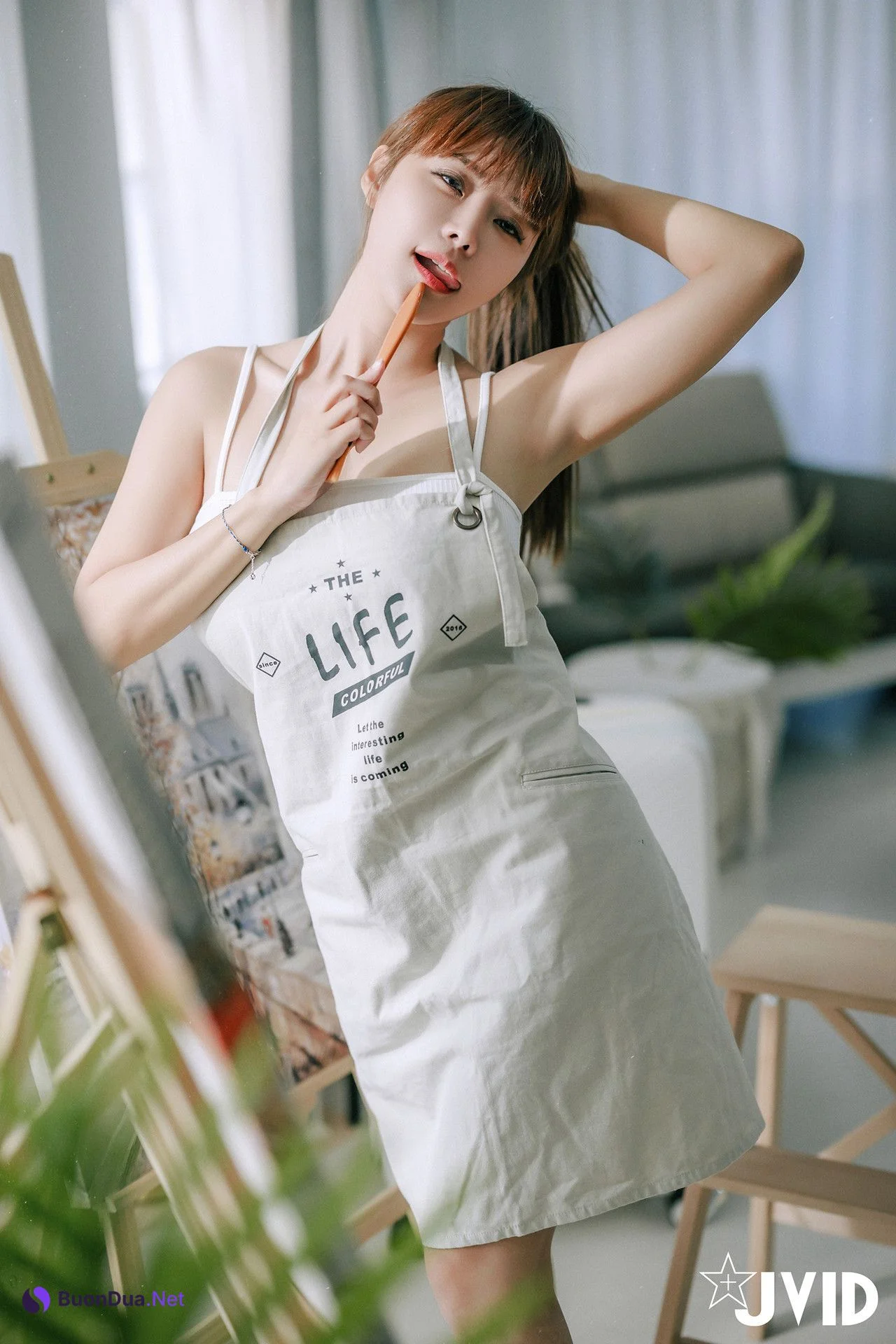 JVID Lele 乐乐 – 热爱榨精的漫画家-艺术家-生日限定尺度 Set.01 - Photo 3