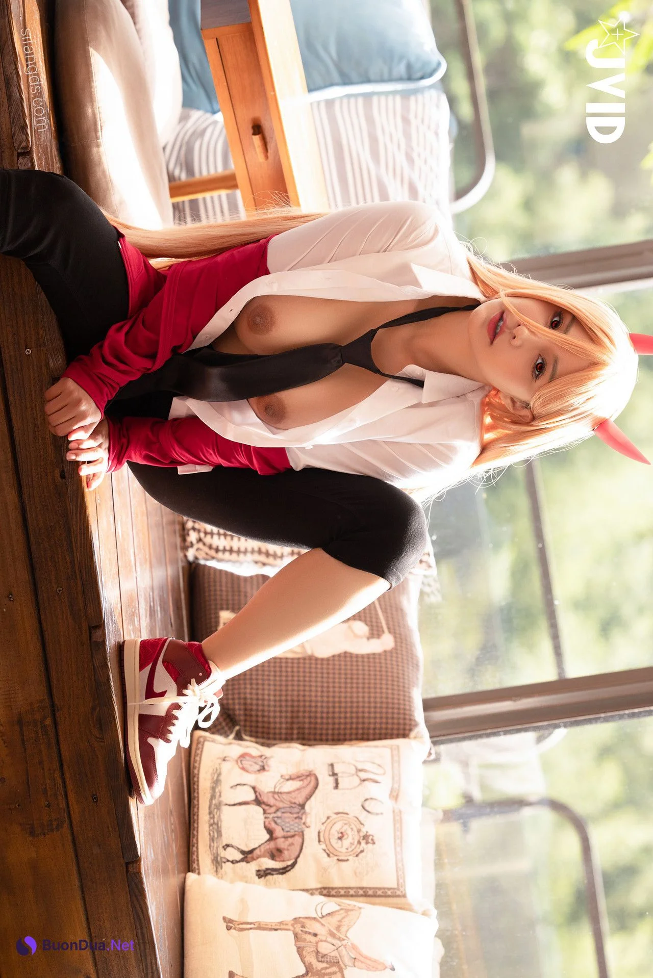 JVID Lele 樂樂 鏈鋸人惡魔帕瓦狂氣豪乳完整版這奶子真是大刺激 Set.01 - Photo 13