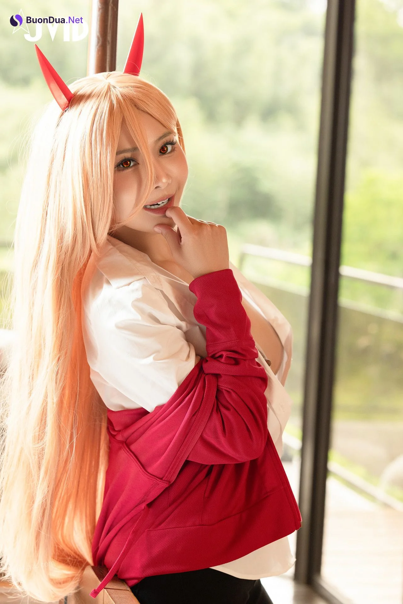 JVID Lele 樂樂 鏈鋸人惡魔帕瓦狂氣豪乳完整版這奶子真是大刺激 Set.01 - Photo 19