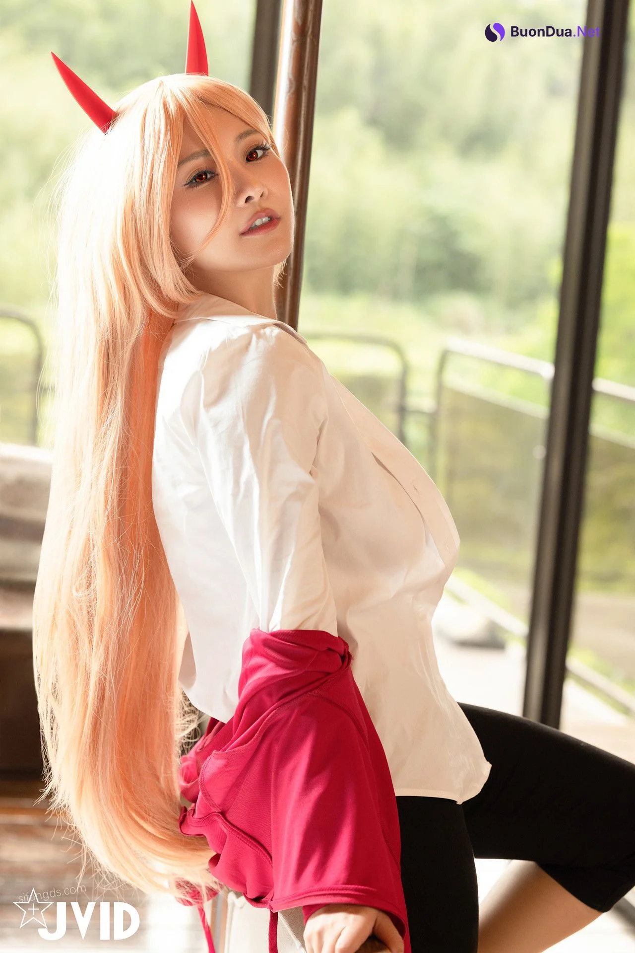 JVID Lele 樂樂 鏈鋸人惡魔帕瓦狂氣豪乳完整版這奶子真是大刺激 Set.01 - Photo 20