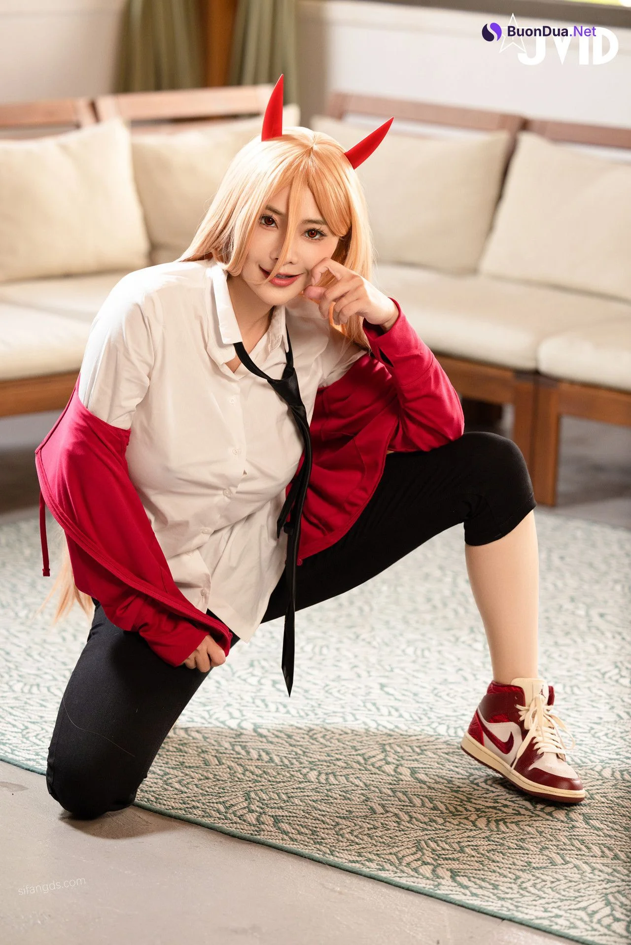 JVID Lele 樂樂 鏈鋸人惡魔帕瓦狂氣豪乳完整版這奶子真是大刺激 Set.01 - Photo 5