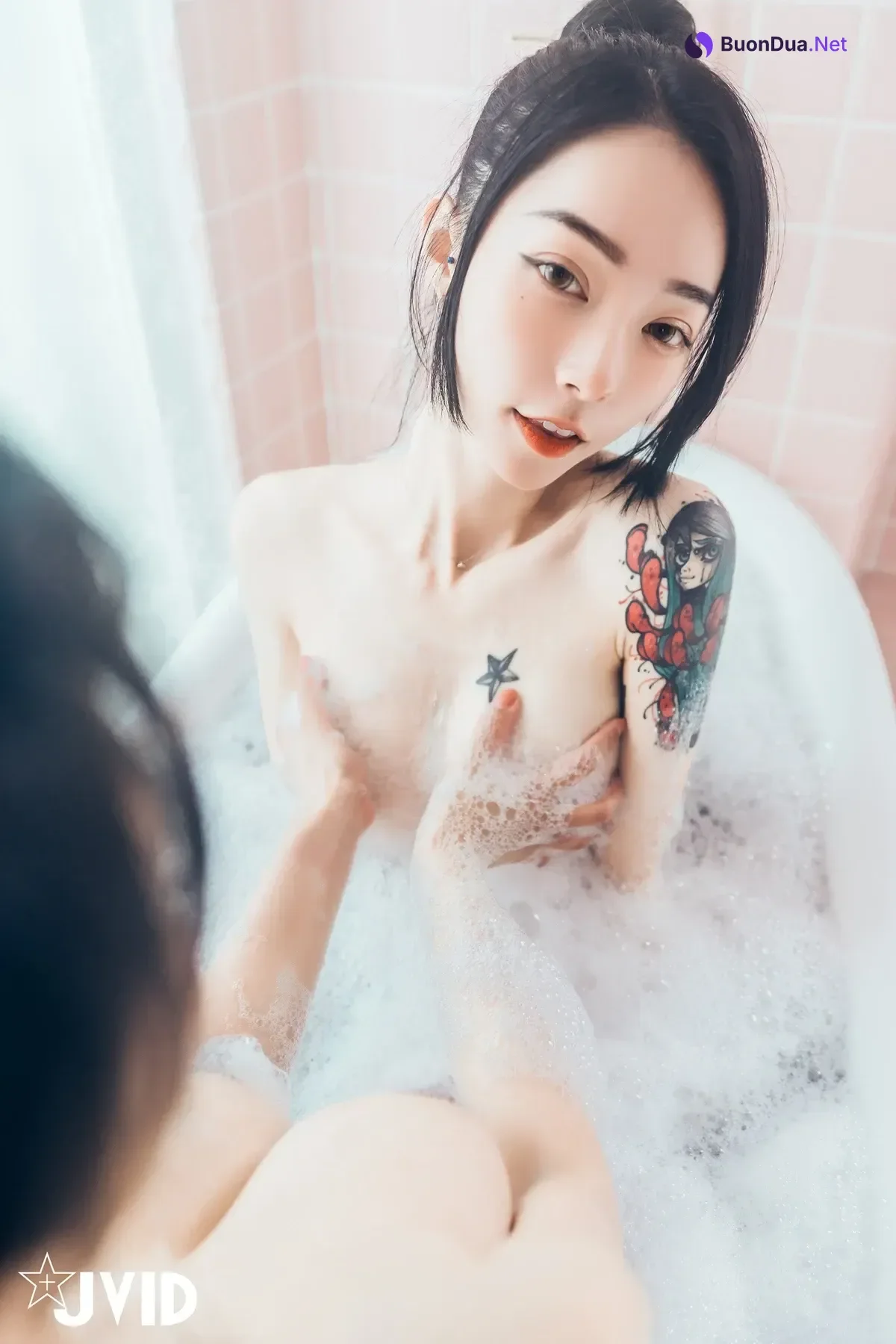 JVID Lele 樂樂 & 飄飄哥 – 上司新人下属 无内黑丝终极奥义 Set.02 - Photo 19