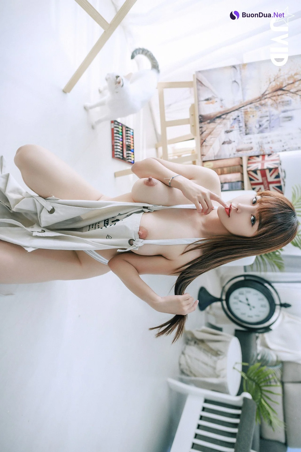JVID Lele 乐乐 – 热爱榨精的漫画家-艺术家-生日限定尺度 Set.02 - Photo 10