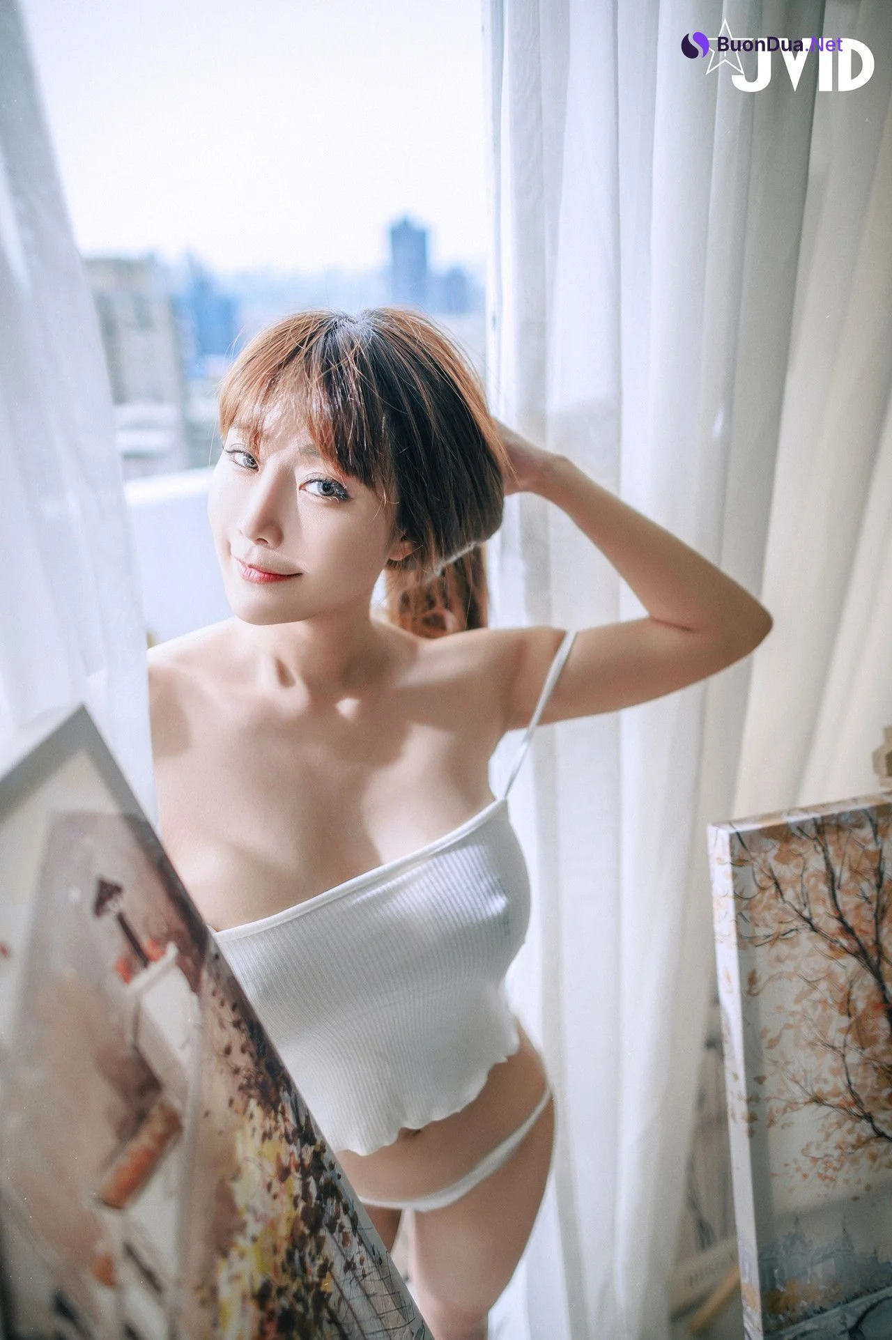 JVID Lele 乐乐 – 热爱榨精的漫画家-艺术家-生日限定尺度 Set.03 - Photo 12