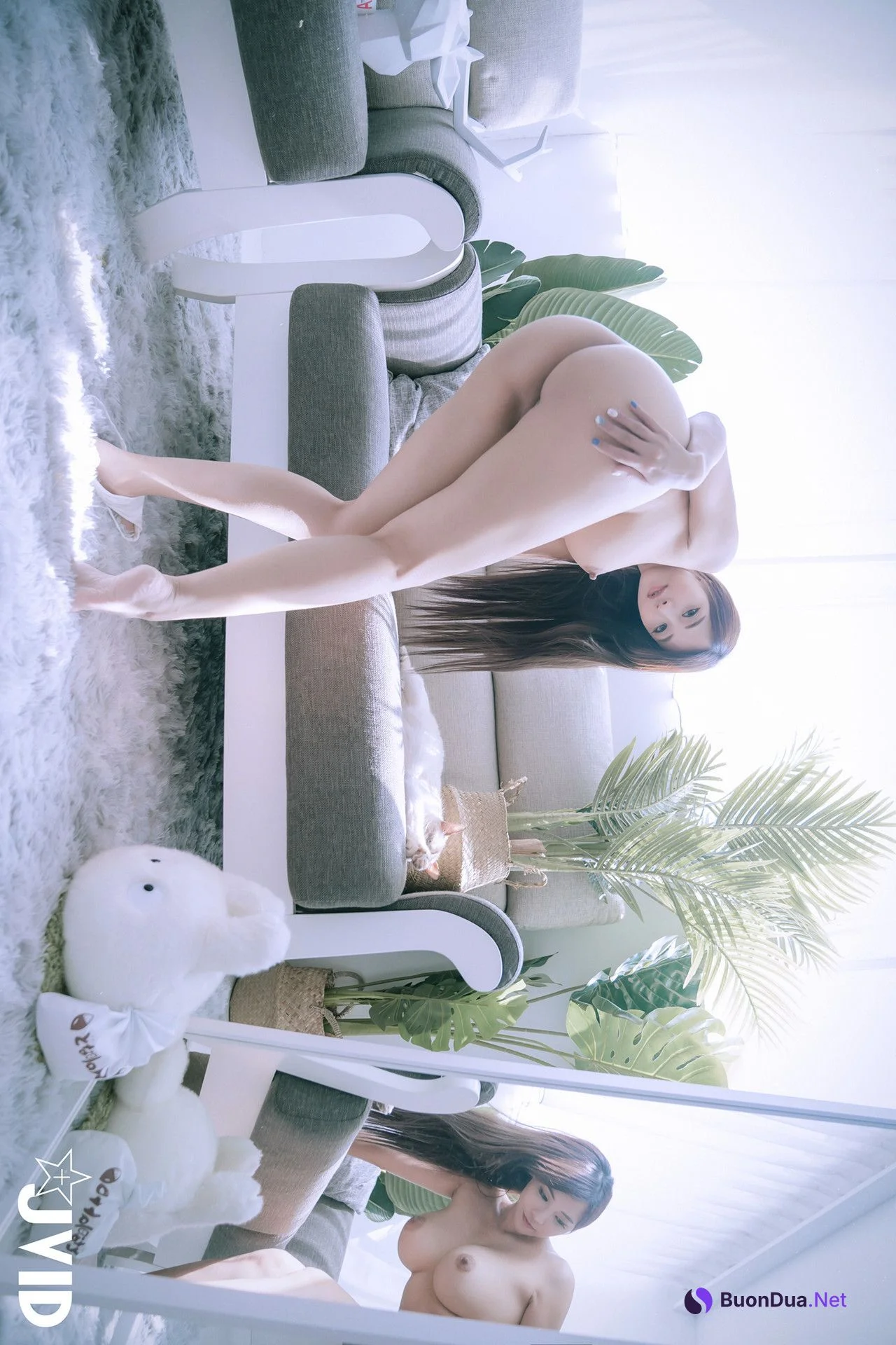JVID Lele 樂樂 美巨乳樂樂最新力作，性感晨光，等你一起來滾床 Set.04 - Photo 6