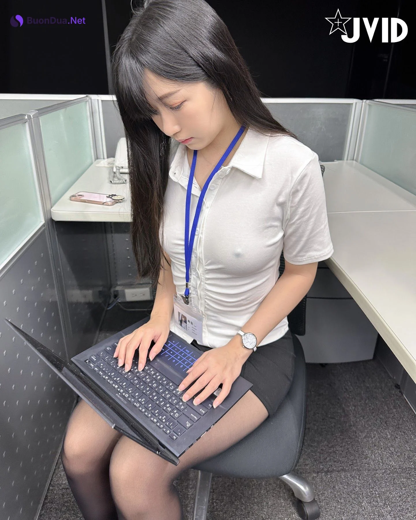 [JVID] 肉包Mini – 體驗上班實習生 - 사진 22