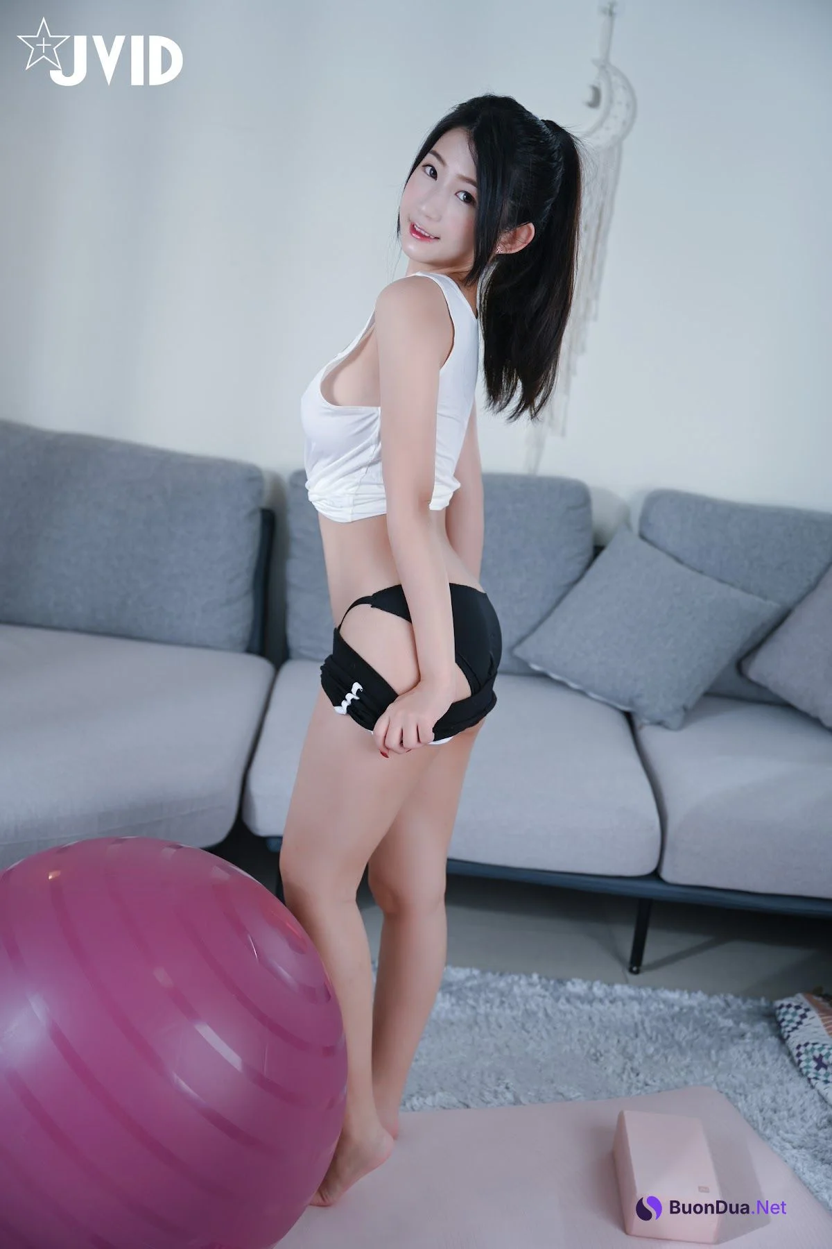 [JVID] 肉包Mini – 瑜珈家教師肉包貼身傳授,性愛持久力的加強訓練,進步最多者可與教師直接實戰射擊 - รูปภาพ 54