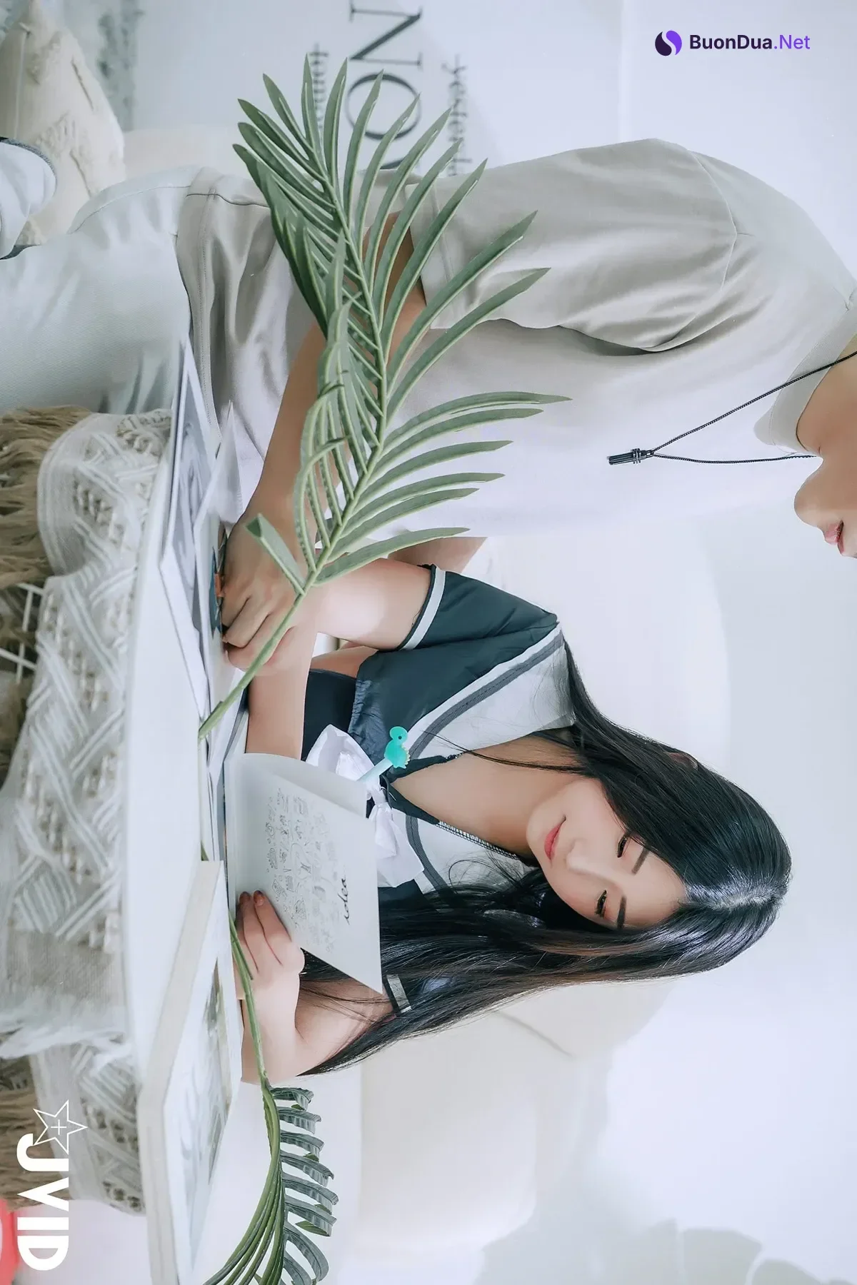 JVID 肉包Mini – 童颜巨乳女学生-色诱家教老师-用身体交换考题-老师揉捏着两颗软嫩乳房-第一视角口交乳夹性感摩擦诱惑 Set.01 - Photo 4