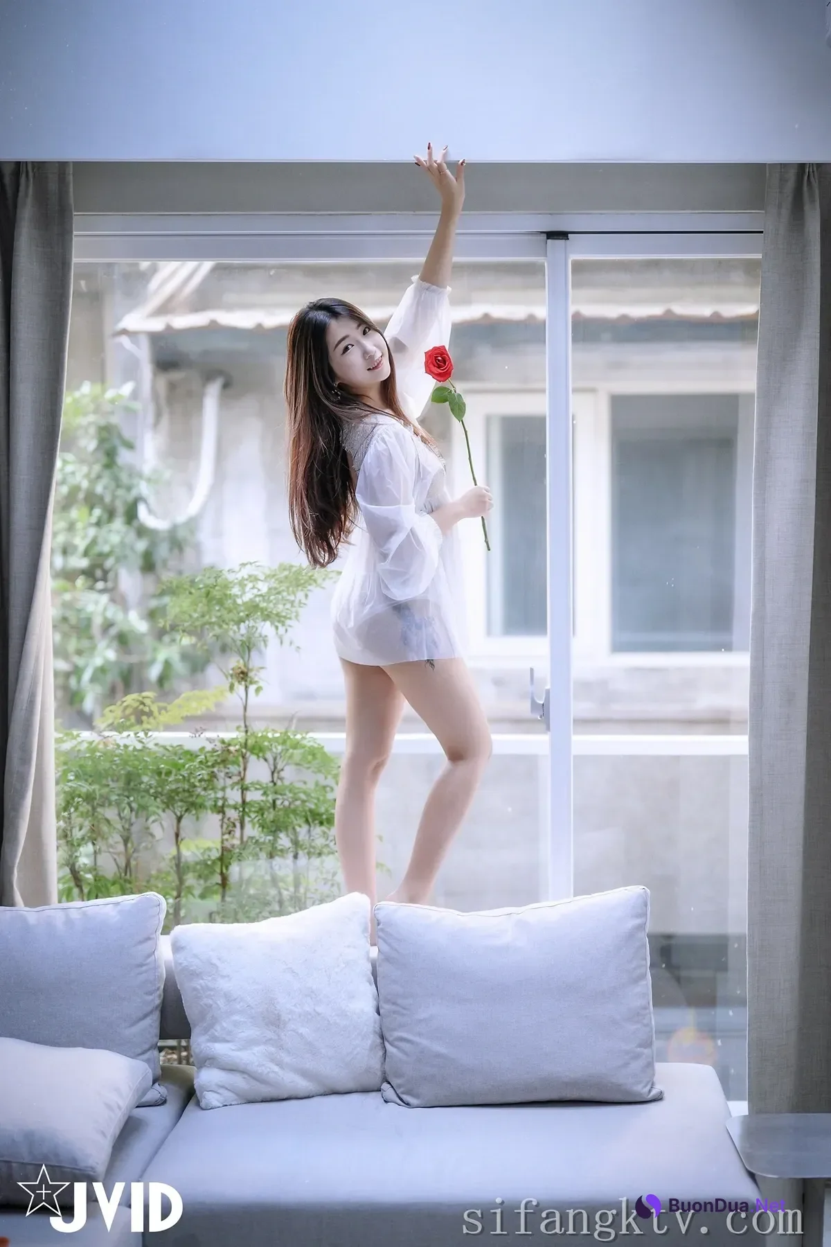 JVID 肉包Mini – 用玫瑰成功征服可爱肉包的肉体-热爱 Set.02 - Photo 14