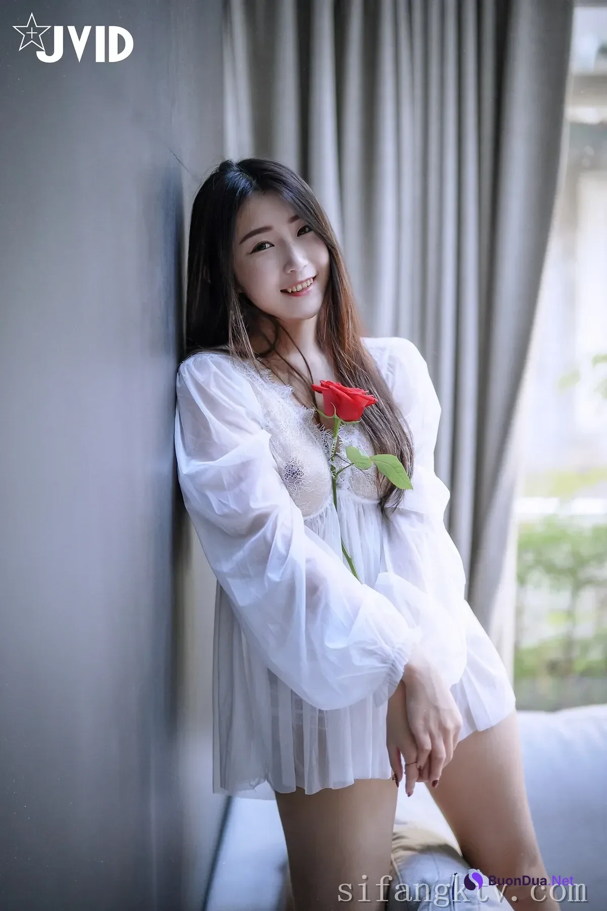 JVID 肉包Mini – 用玫瑰成功征服可爱肉包的肉体-热爱 Set.02 - Photo 18