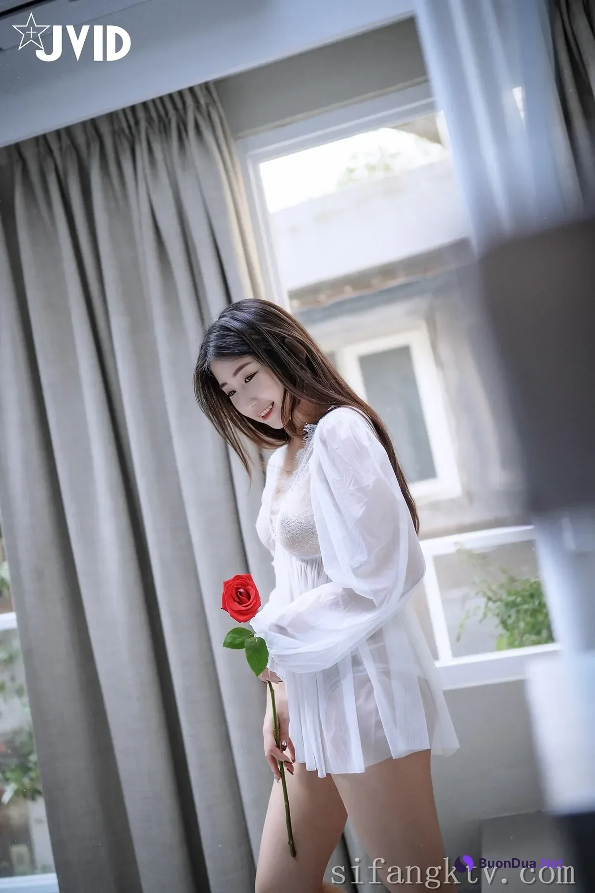 JVID 肉包Mini – 用玫瑰成功征服可爱肉包的肉体-热爱 Set.03 - Photo 8