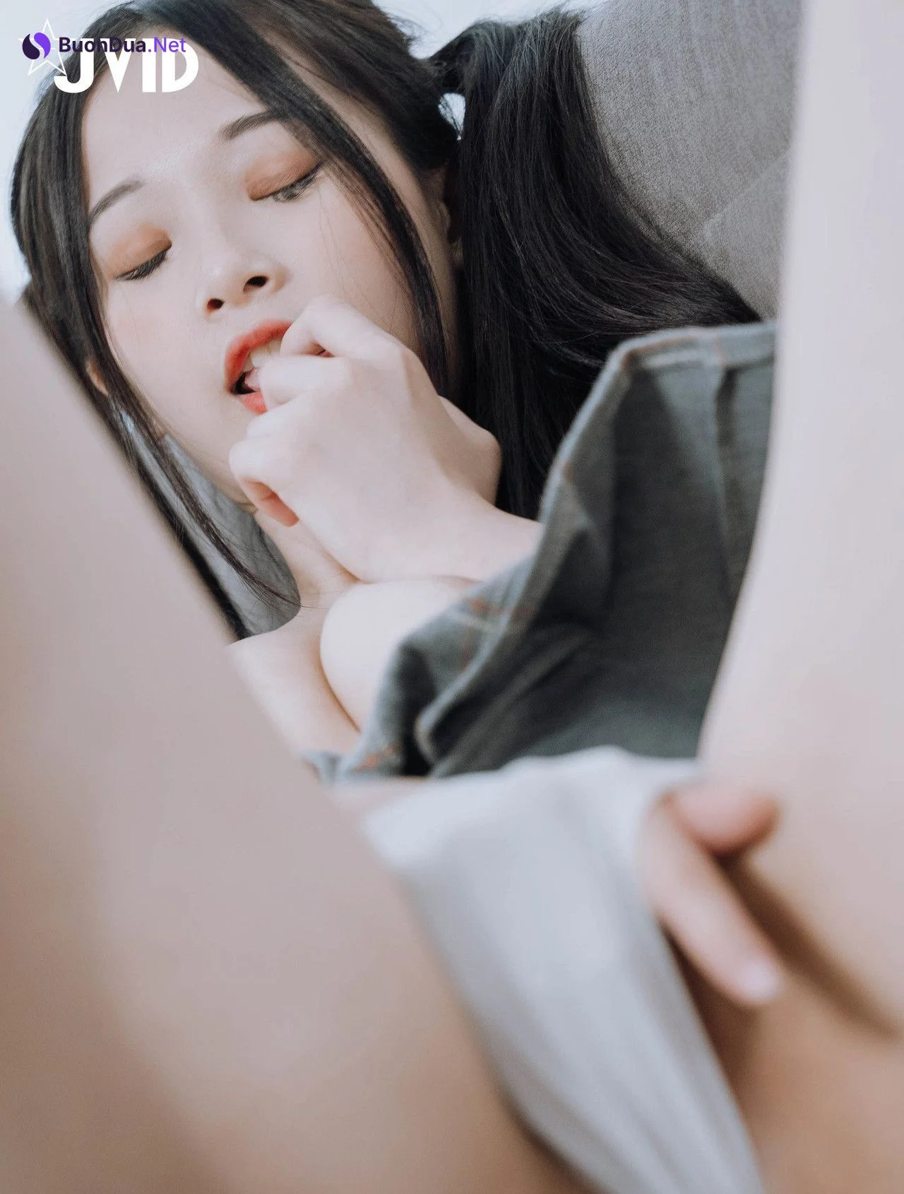 JVID精品 婕咪 雙馬尾女孩想在學長的胯下依偎，四点全露 No.02 - Photo 20