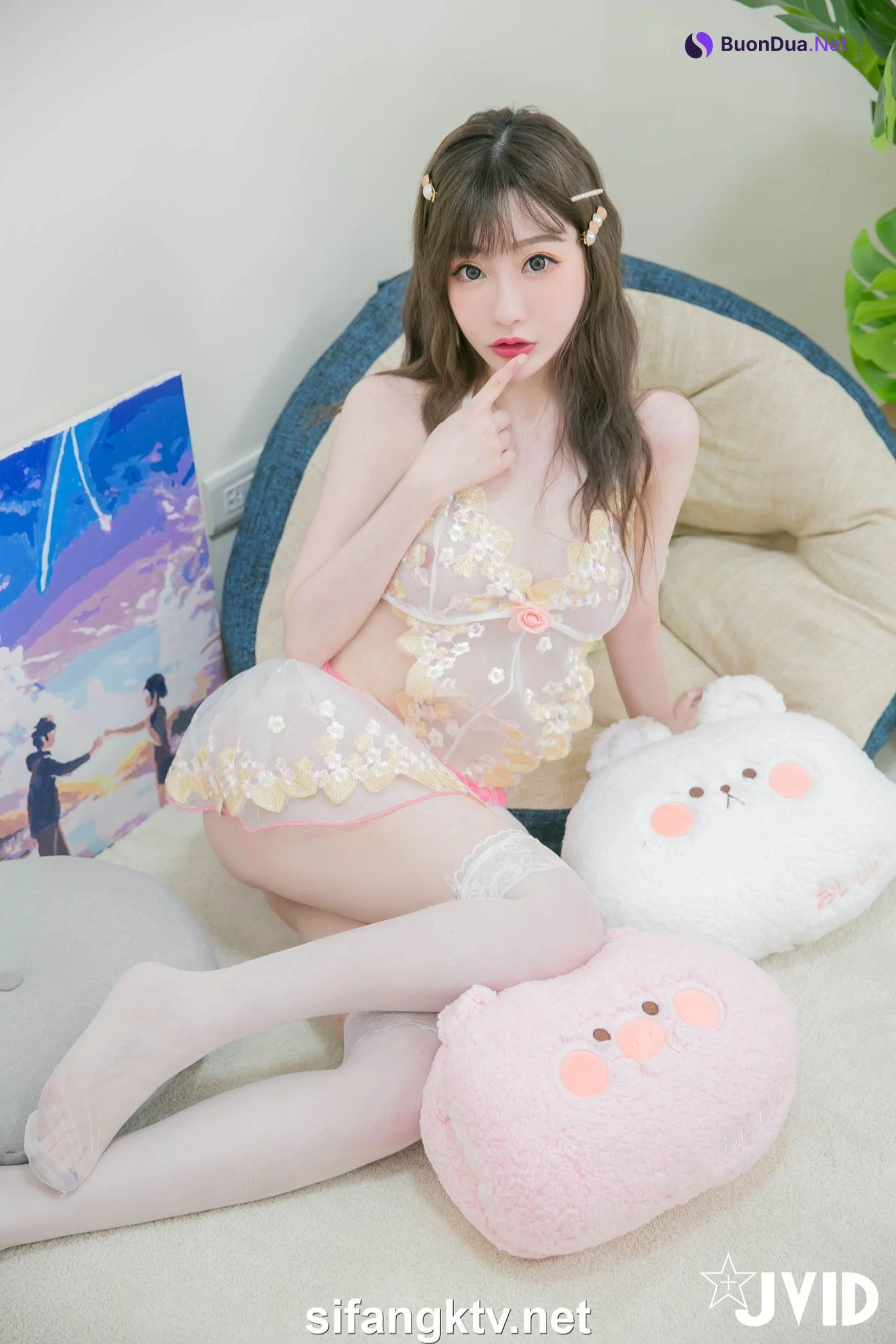 JVID 璃奈酱 Rina 天女召唤 裸衣天女的情色选择题 Set.01 - Photo 8