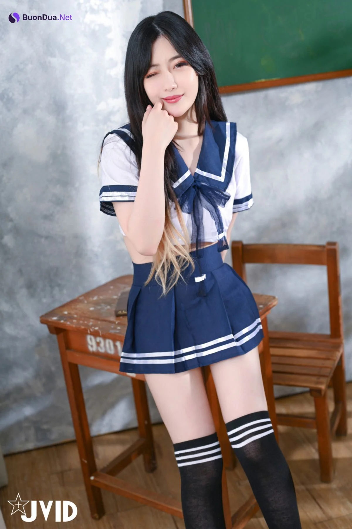 JVID 璃奈酱 – 学妹全裸课堂 Set.01 - Photo 16