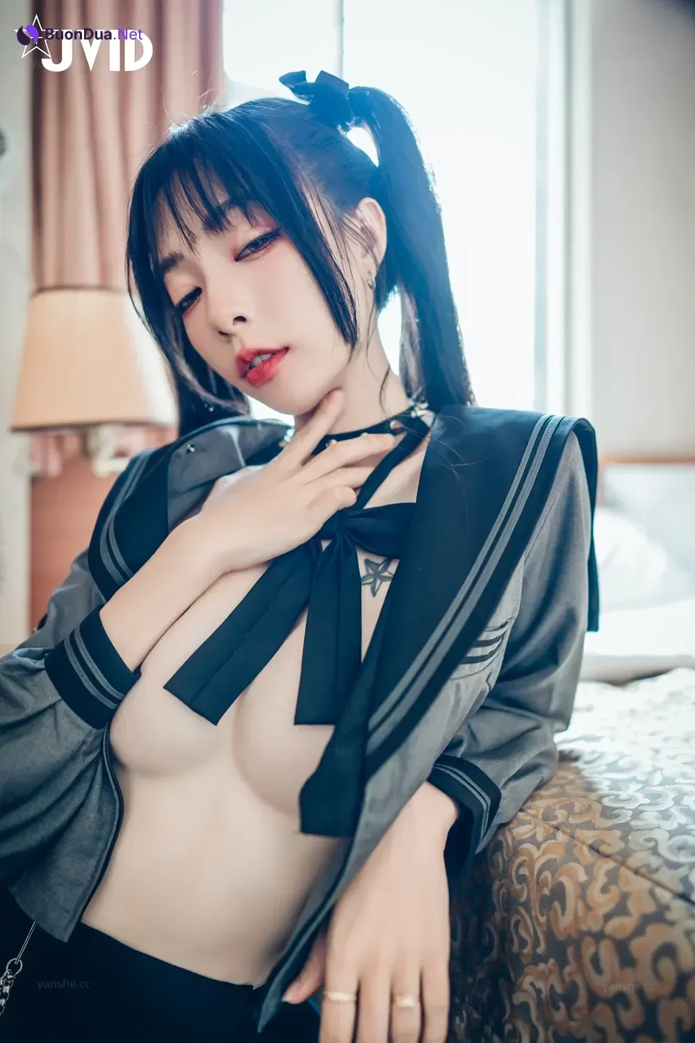 JVID 飄飄哥 – 色色妄想系列 校花也是大姐頭 Set.01 - Photo 15