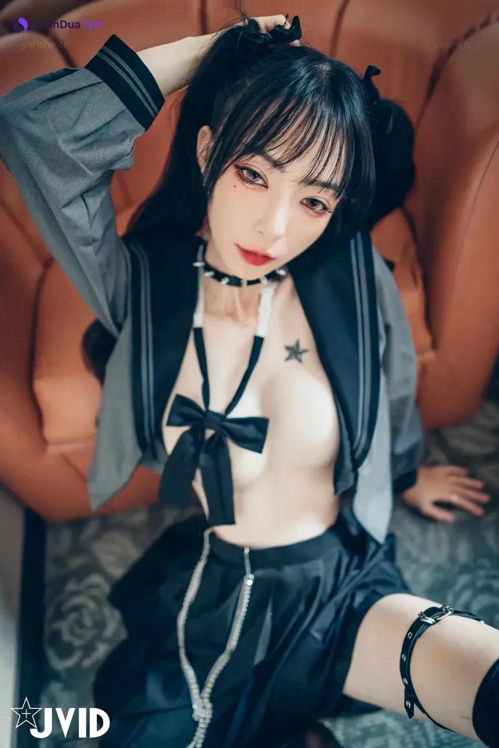 JVID 飄飄哥 – 色色妄想系列 校花也是大姐頭 Set.01 - Photo 16