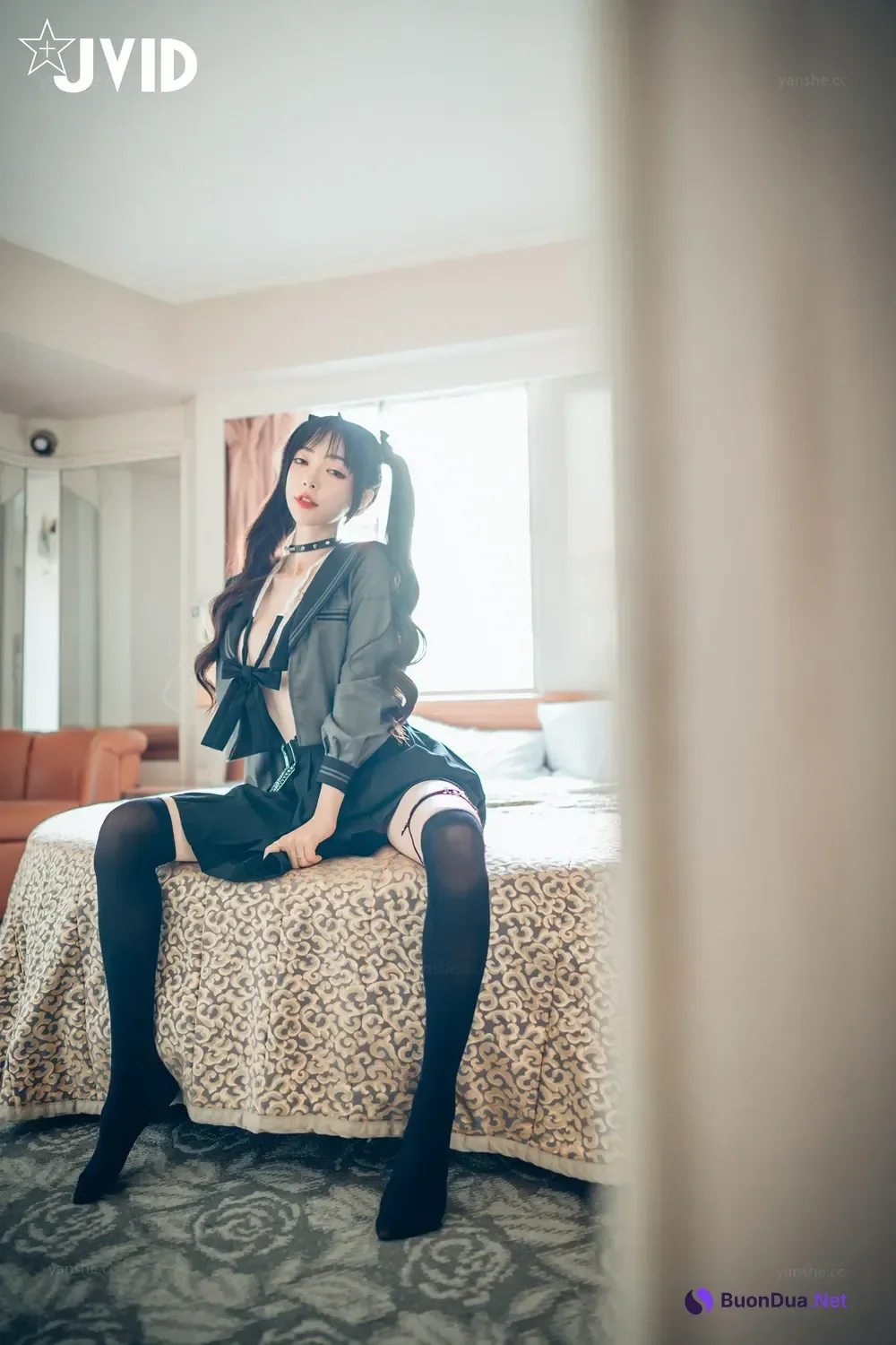 JVID 飄飄哥 – 色色妄想系列 校花也是大姐頭 Set.01 - Photo 17