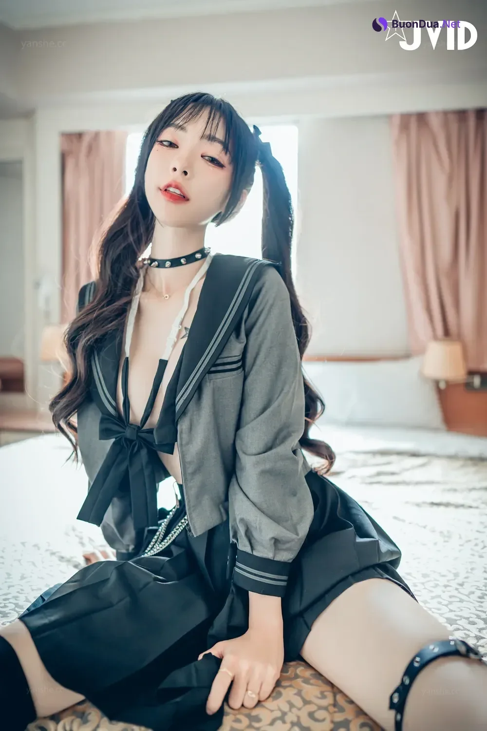 JVID 飄飄哥 – 色色妄想系列 校花也是大姐頭 Set.01 - Photo 18