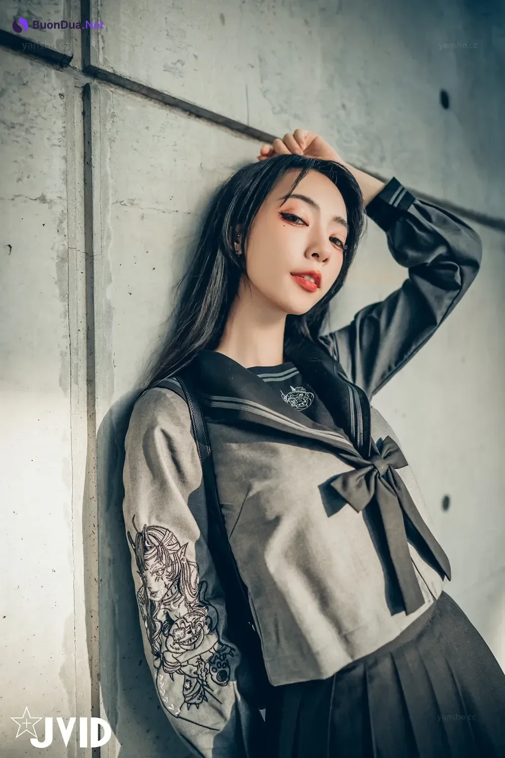 JVID 飄飄哥 – 色色妄想系列 校花也是大姐頭 Set.01 - Photo 2