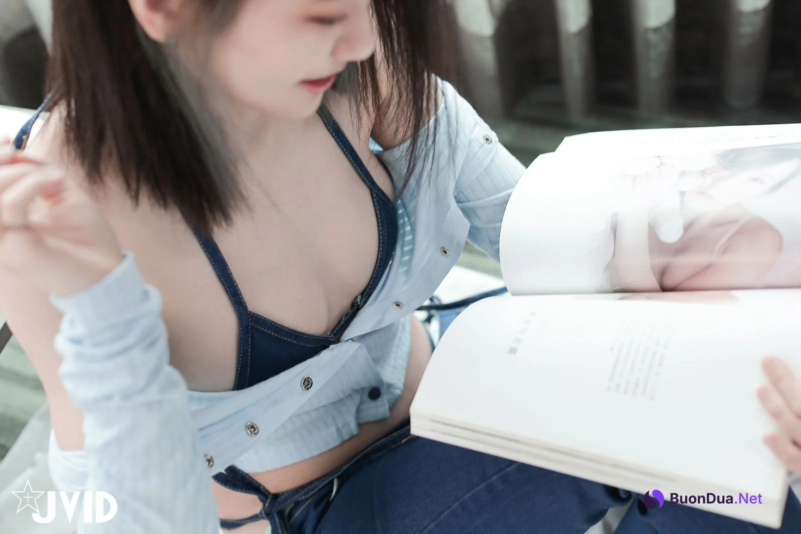 JVID精品 全裸無碼 阿瓈.吉他妹妹的色氣日常 Set.01 - Photo 3
