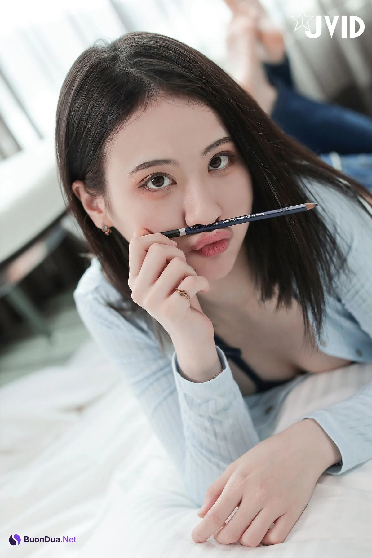JVID精品 全裸無碼 阿瓈.吉他妹妹的色氣日常 Set.01 - Photo 9