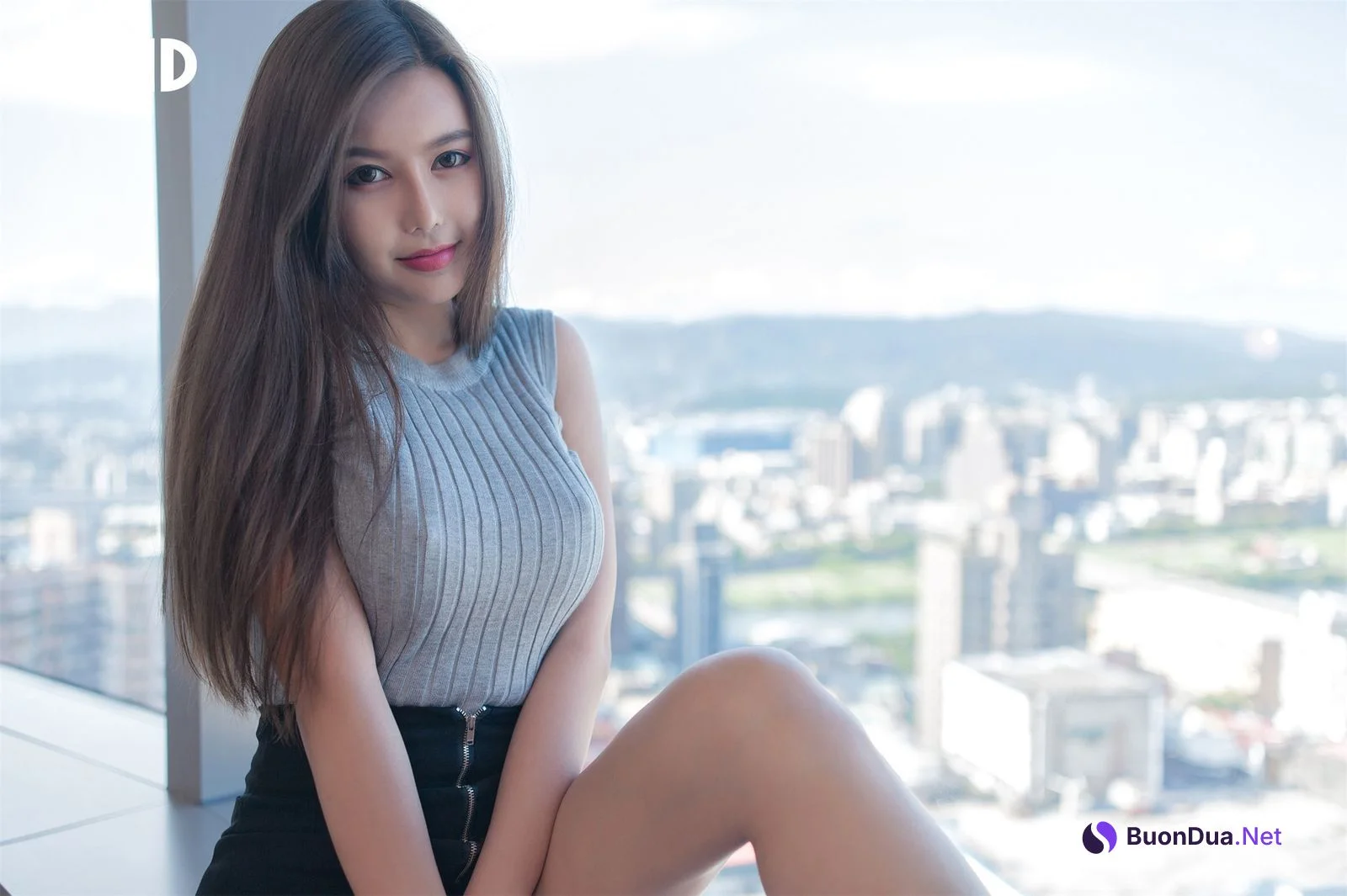 JVID精品 夢幻般的美巨乳女神【木木森】景觀高樓內的裸體誘惑 Set.01 - Photo 18