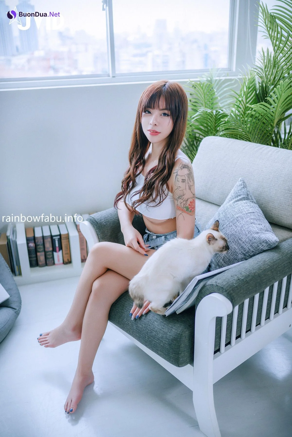 JVID精品 紫晴-黑道大哥的女人 Set.01 - Photo 2