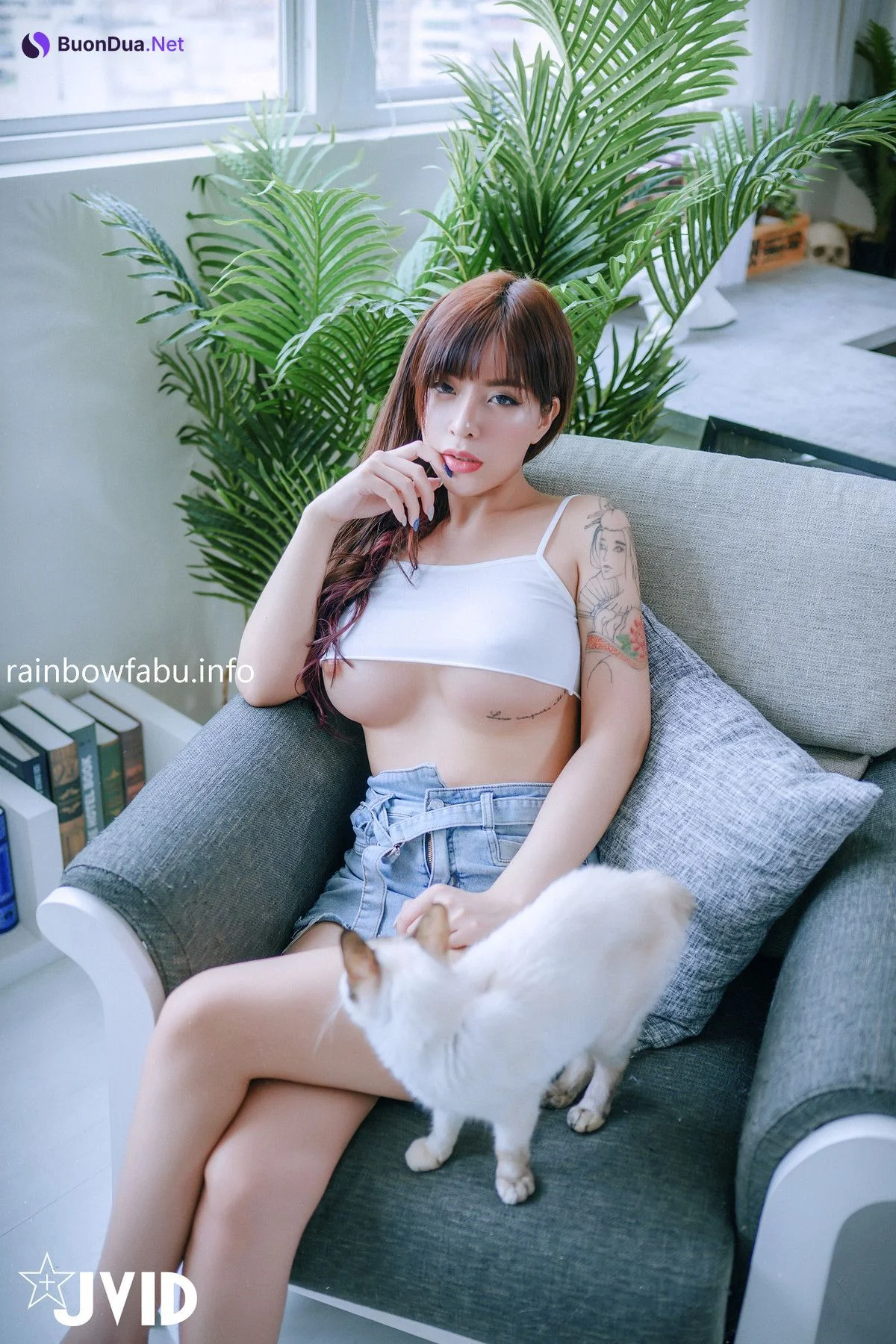 JVID精品 紫晴-黑道大哥的女人 Set.01 - Photo 4