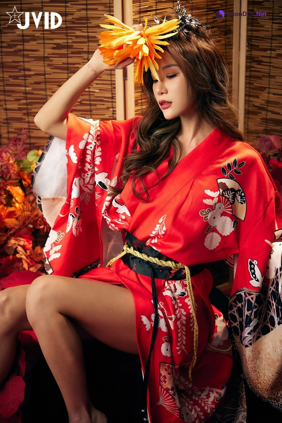 JVID精品 聖上寵幸首選～傾國傾城囍媚娘 婀娜多姿 酥胸外露 Set.01 - Photo 12