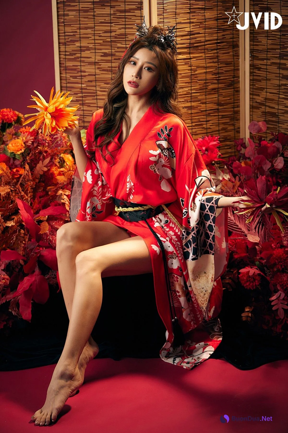 JVID精品 聖上寵幸首選～傾國傾城囍媚娘 婀娜多姿 酥胸外露 Set.01 - Photo 14
