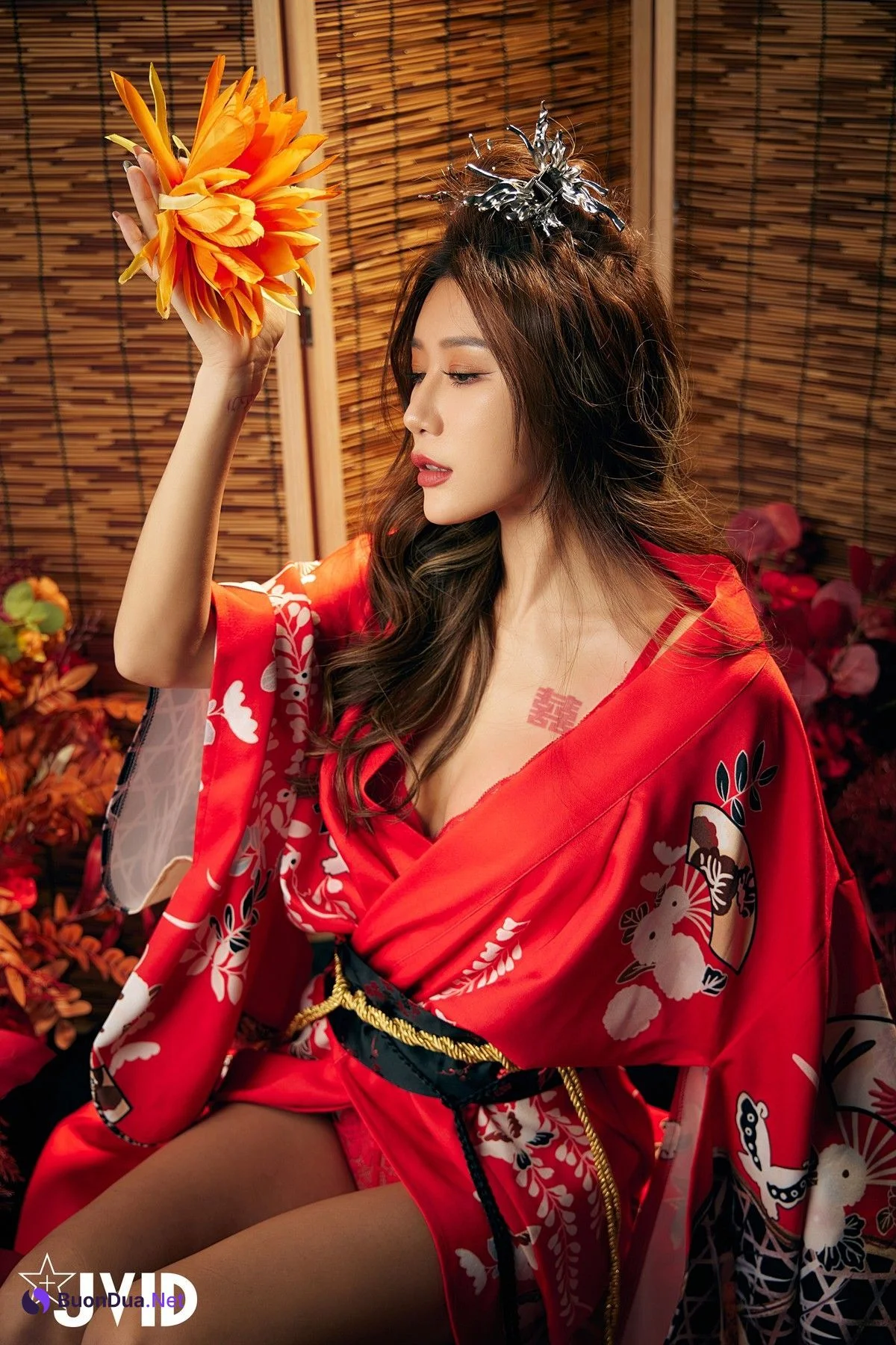 JVID精品 聖上寵幸首選～傾國傾城囍媚娘 婀娜多姿 酥胸外露 Set.01 - Photo 16