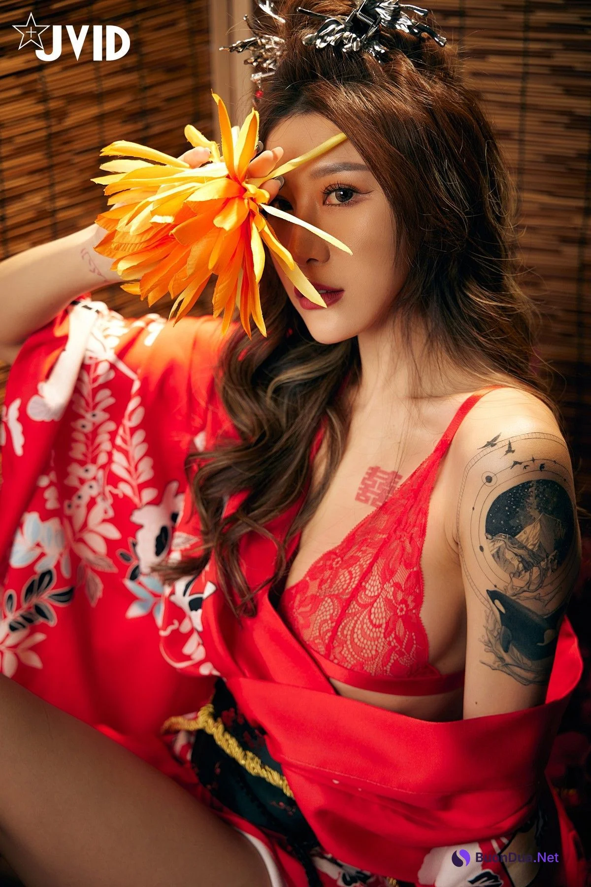 JVID精品 聖上寵幸首選～傾國傾城囍媚娘 婀娜多姿 酥胸外露 Set.01 - Photo 20