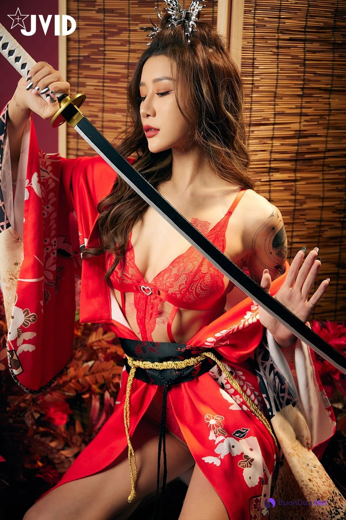 JVID精品 聖上寵幸首選～傾國傾城囍媚娘 婀娜多姿 酥胸外露 Set.01 - Photo 7