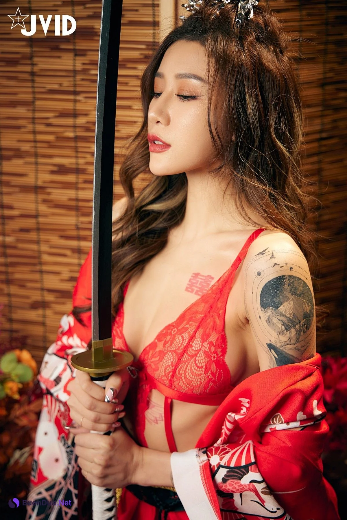 JVID精品 聖上寵幸首選～傾國傾城囍媚娘 婀娜多姿 酥胸外露 Set.01 - Photo 8