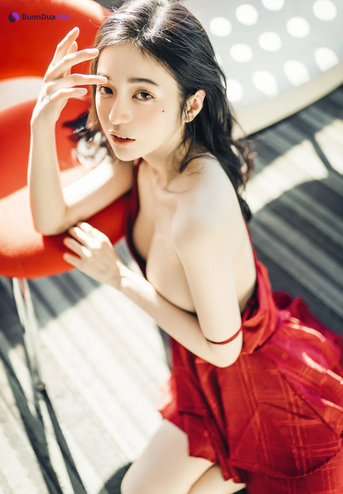 JVID精品 🔞仙仙辰 透明罩衫 透明駱駝蹄內褲 濕潤黑絲 我的女友 這次有點色😈有點甜 Set.01 - Photo 14
