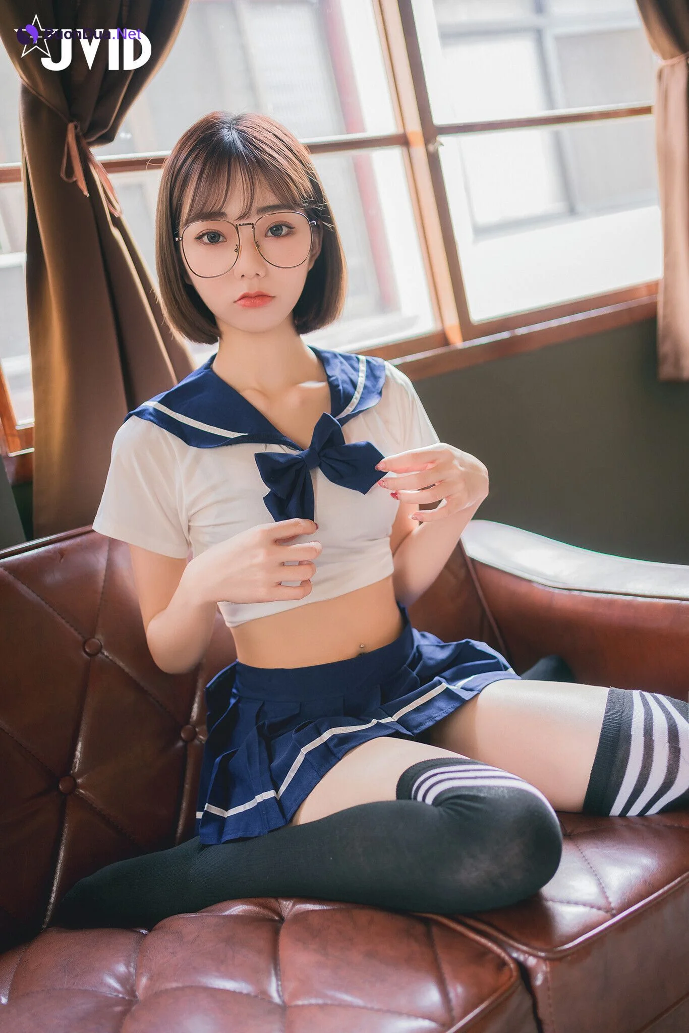 JVID 啾啾 性感高校生啾啾～濕身死庫水！ Set.01 - Photo 9