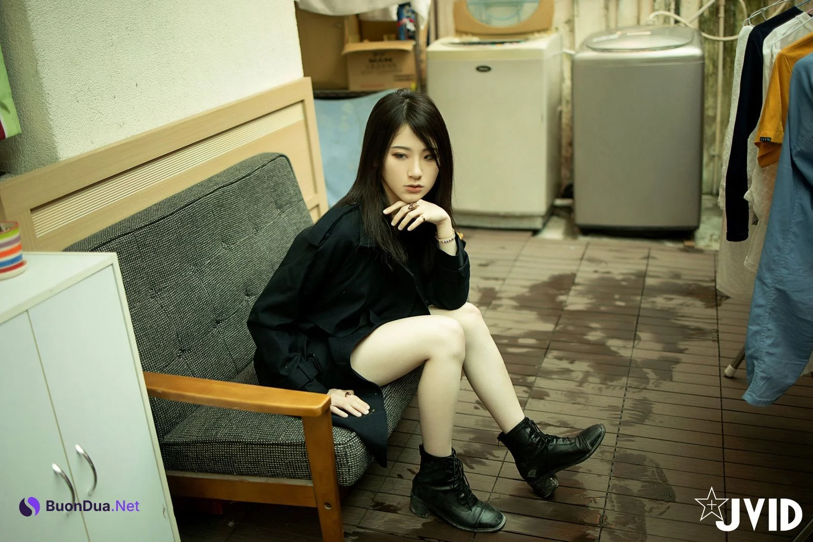 JVID精品 塔羅少女~阿瓈 光明黑暗吞噬 Set.01 - Photo 3