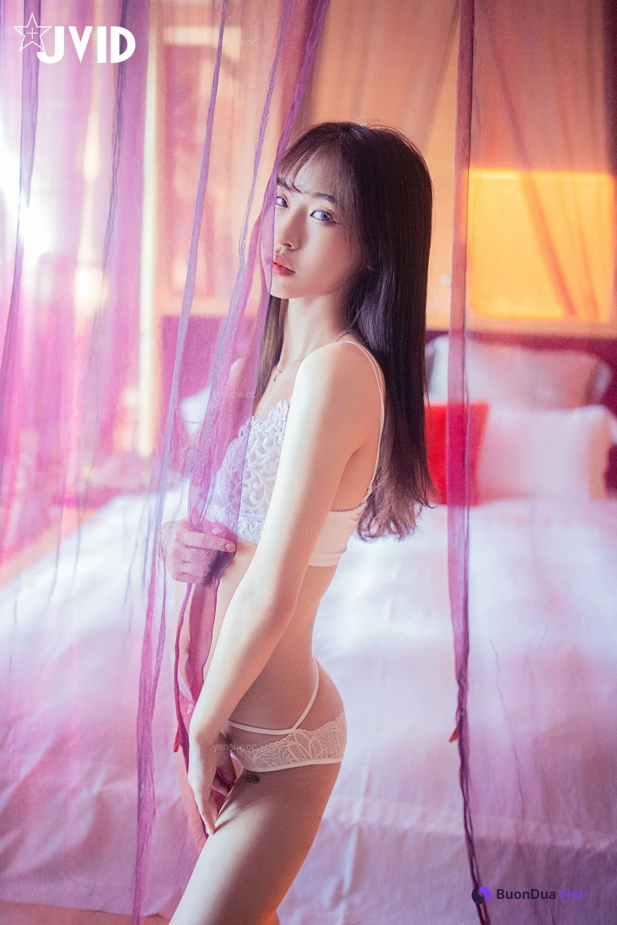 JVID精品 淇淇 超美颜少女 四点全裸演出 盛夏雨荷 杨枝甘露 Set.01 - Photo 13